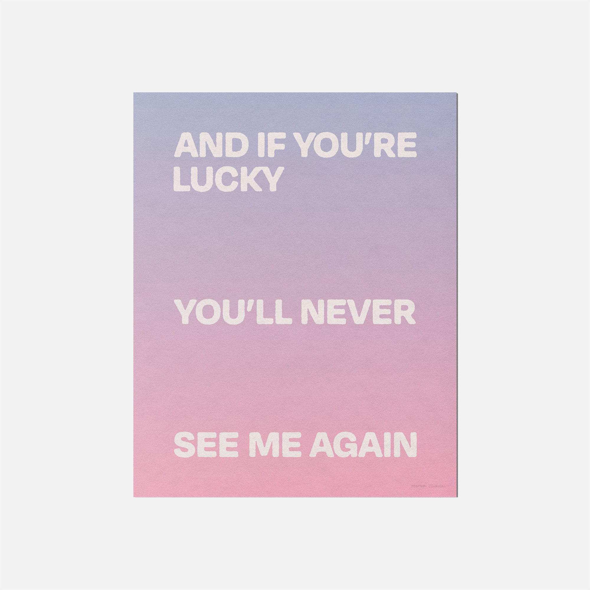 AGAIN PRINT