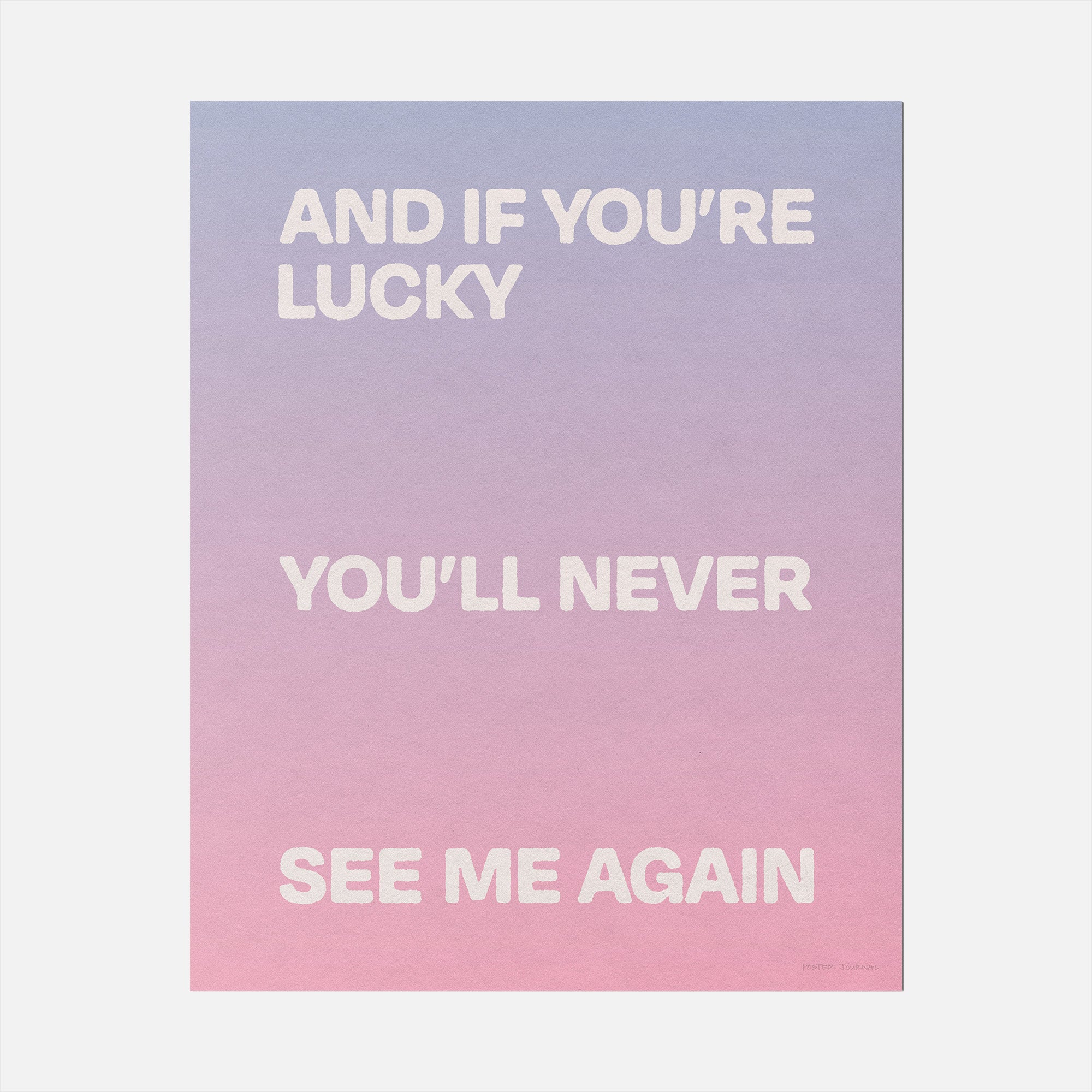 AGAIN PRINT
