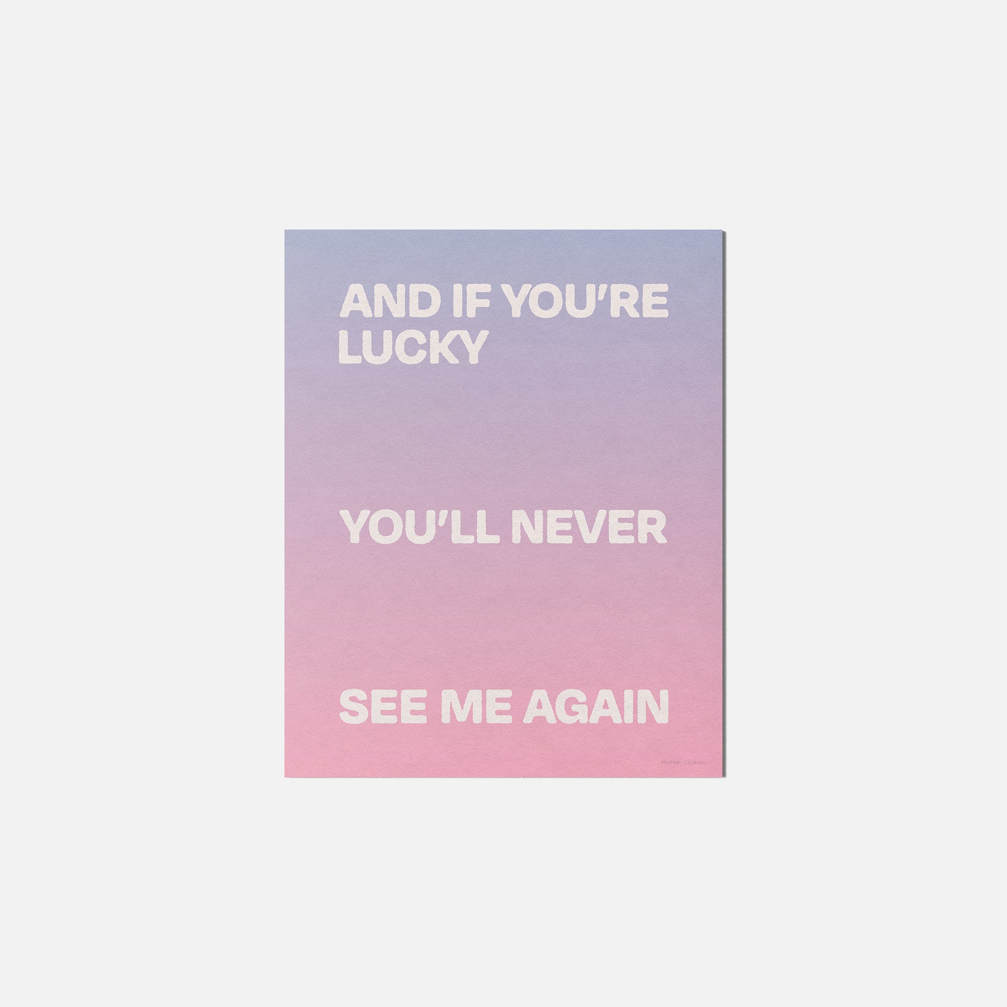 AGAIN PRINT