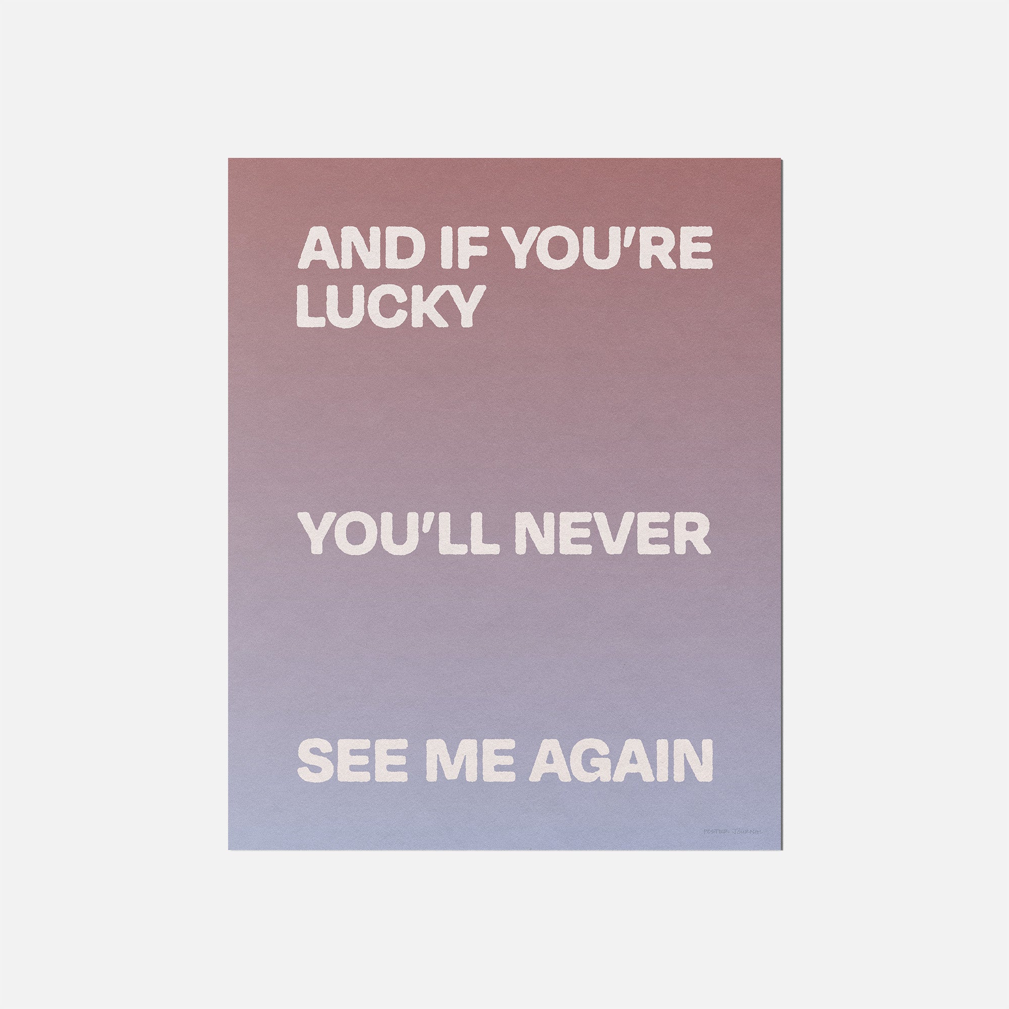 AGAIN PRINT