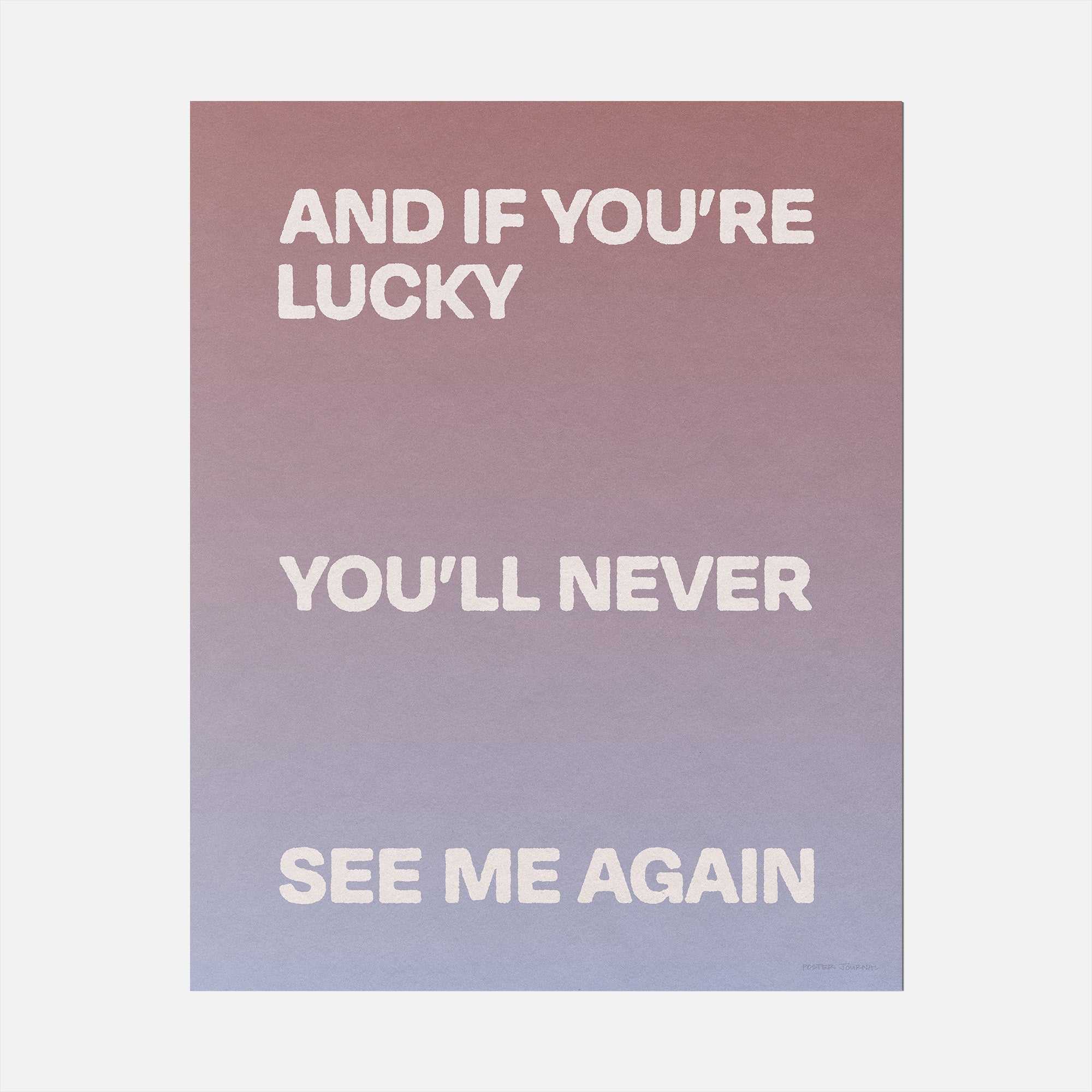 AGAIN PRINT