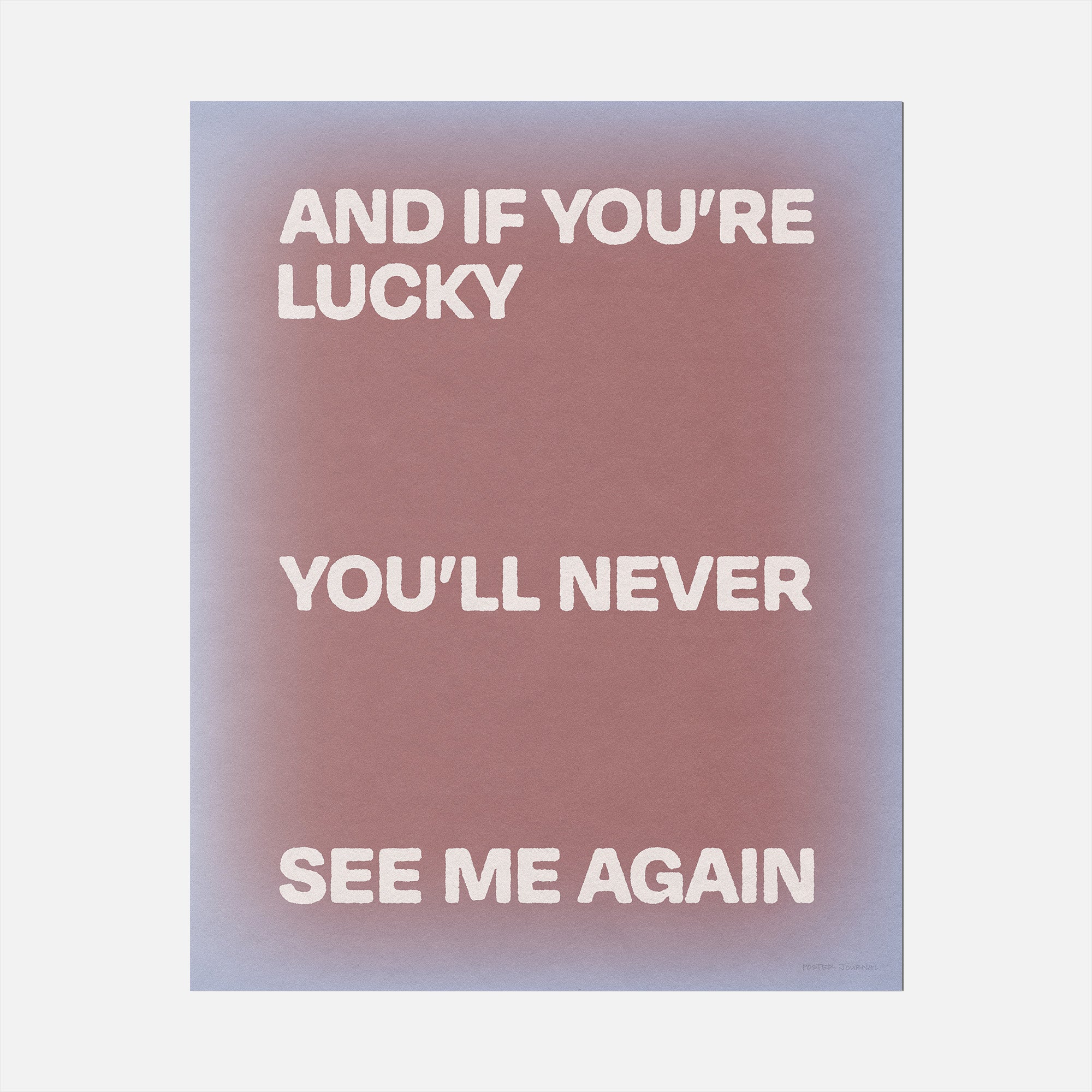 AGAIN PRINT