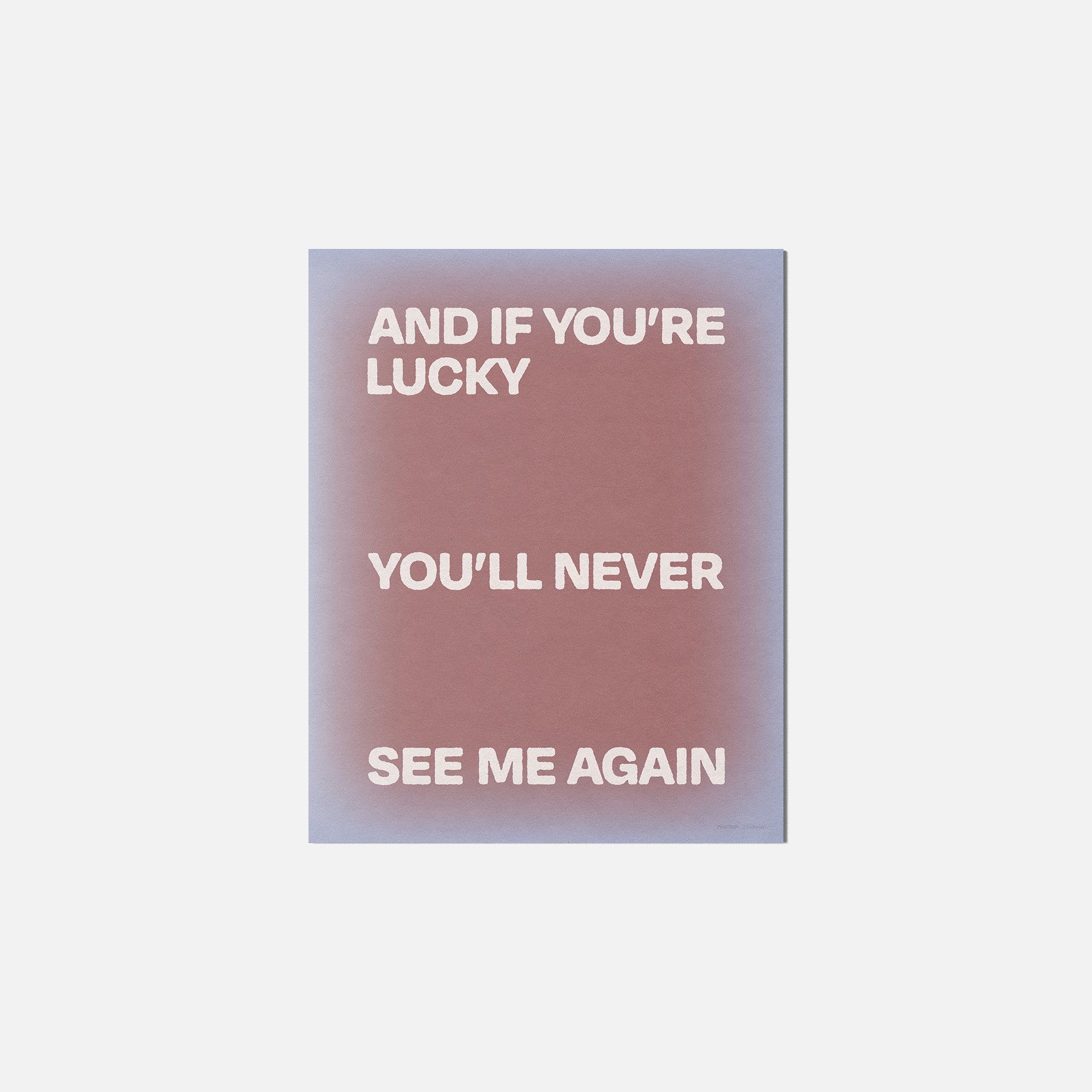 AGAIN PRINT