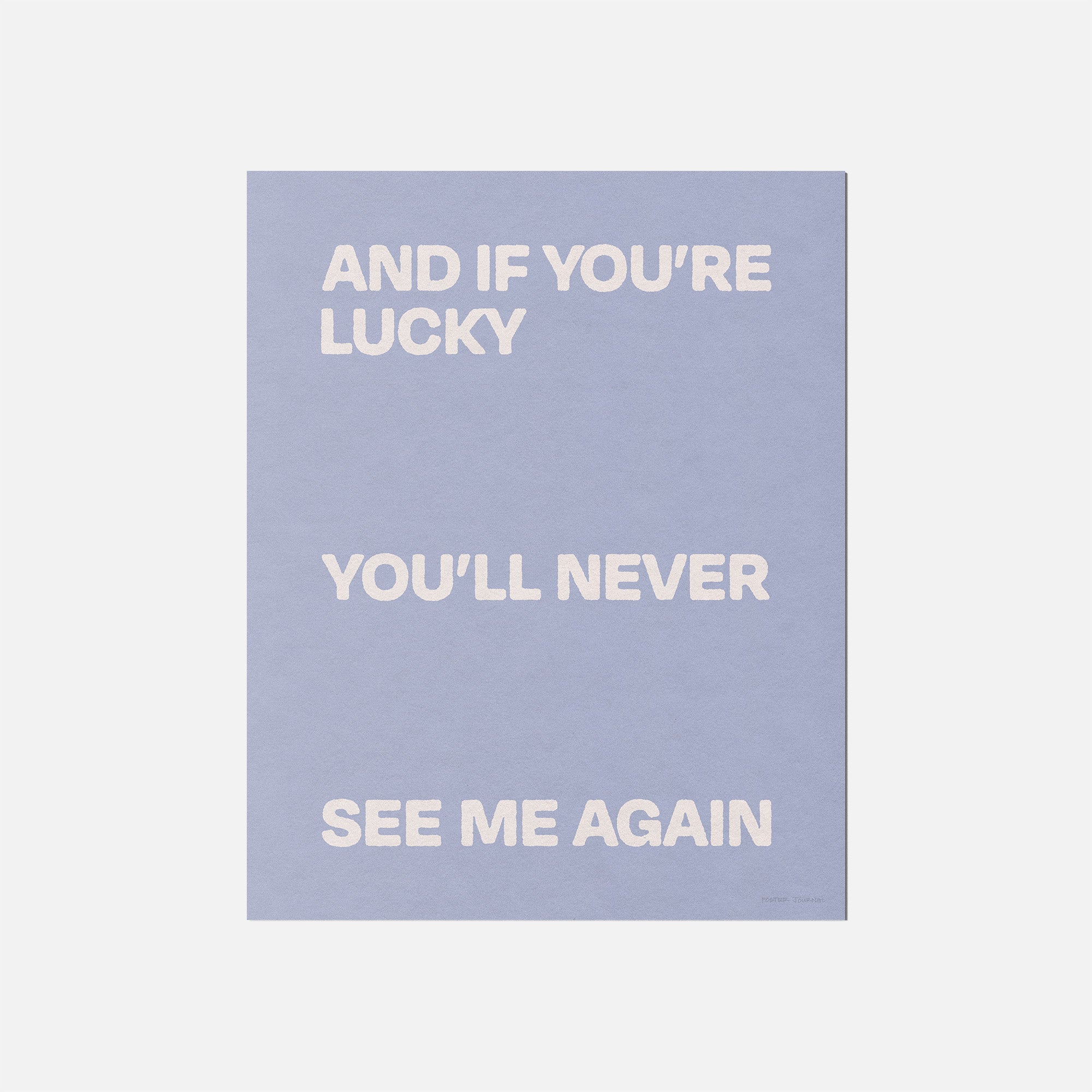 AGAIN PRINT