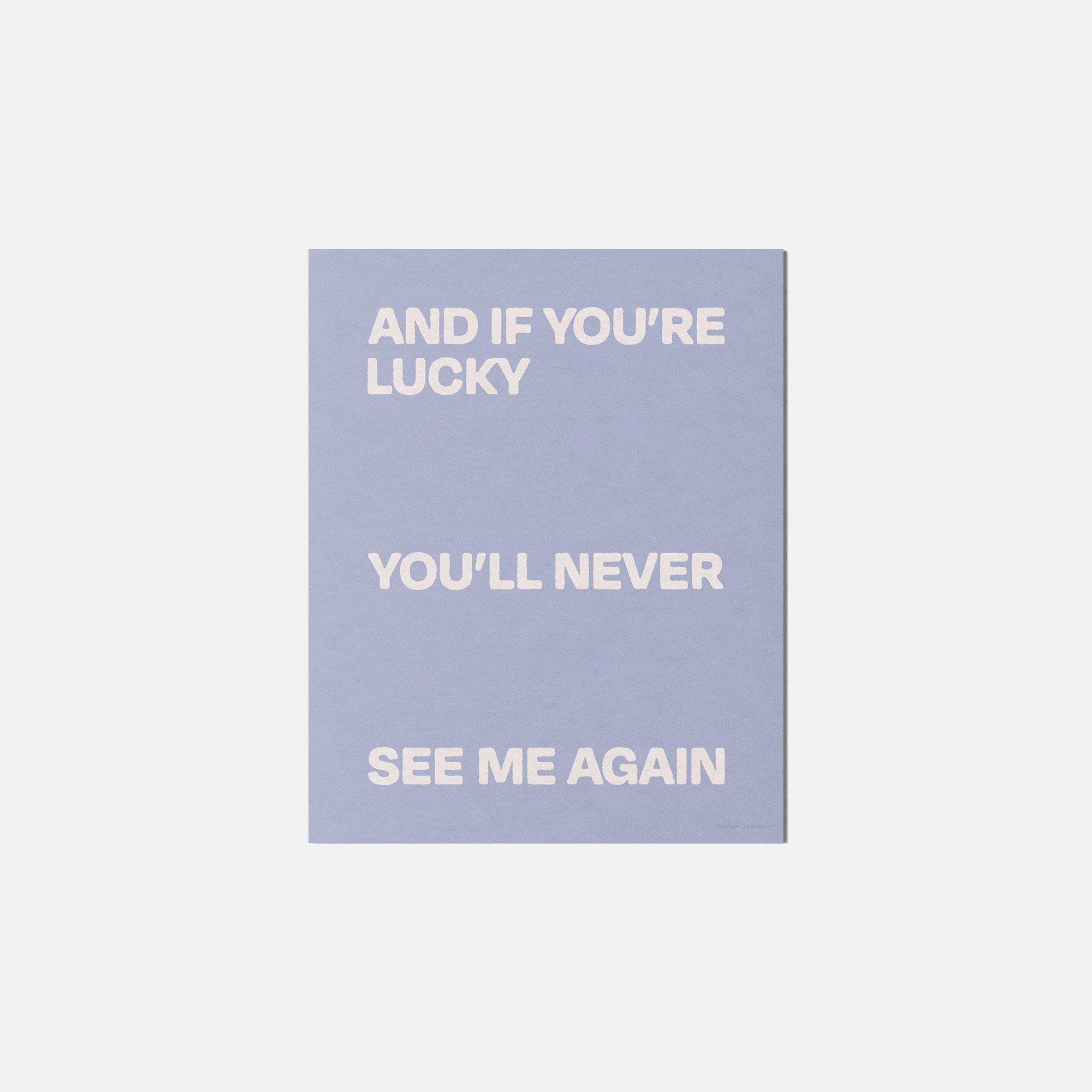 AGAIN PRINT