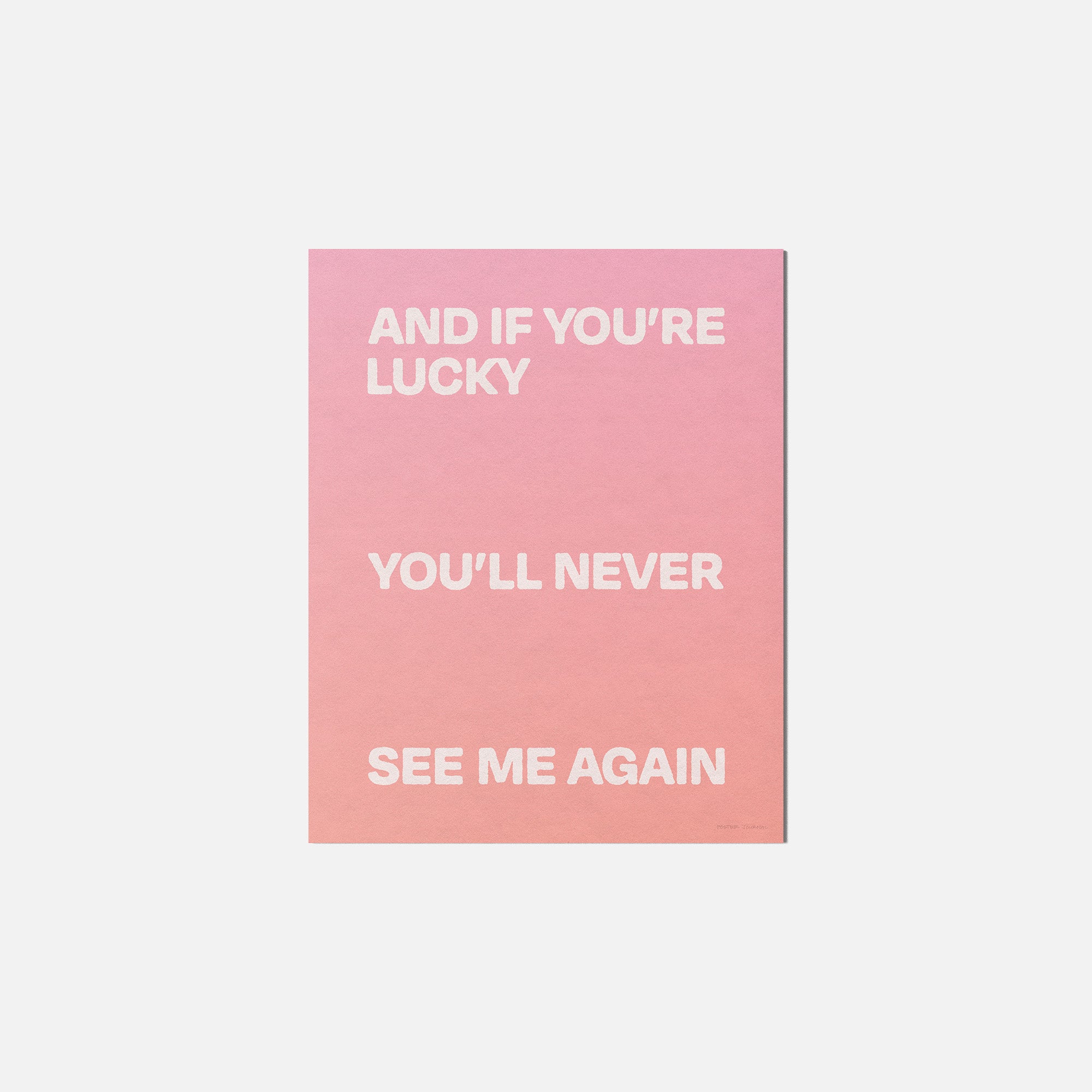 AGAIN PRINT