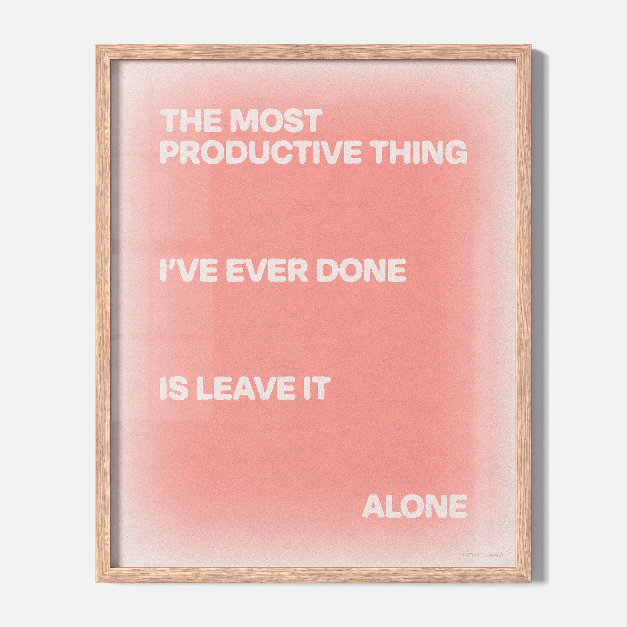 ALONE PRINT