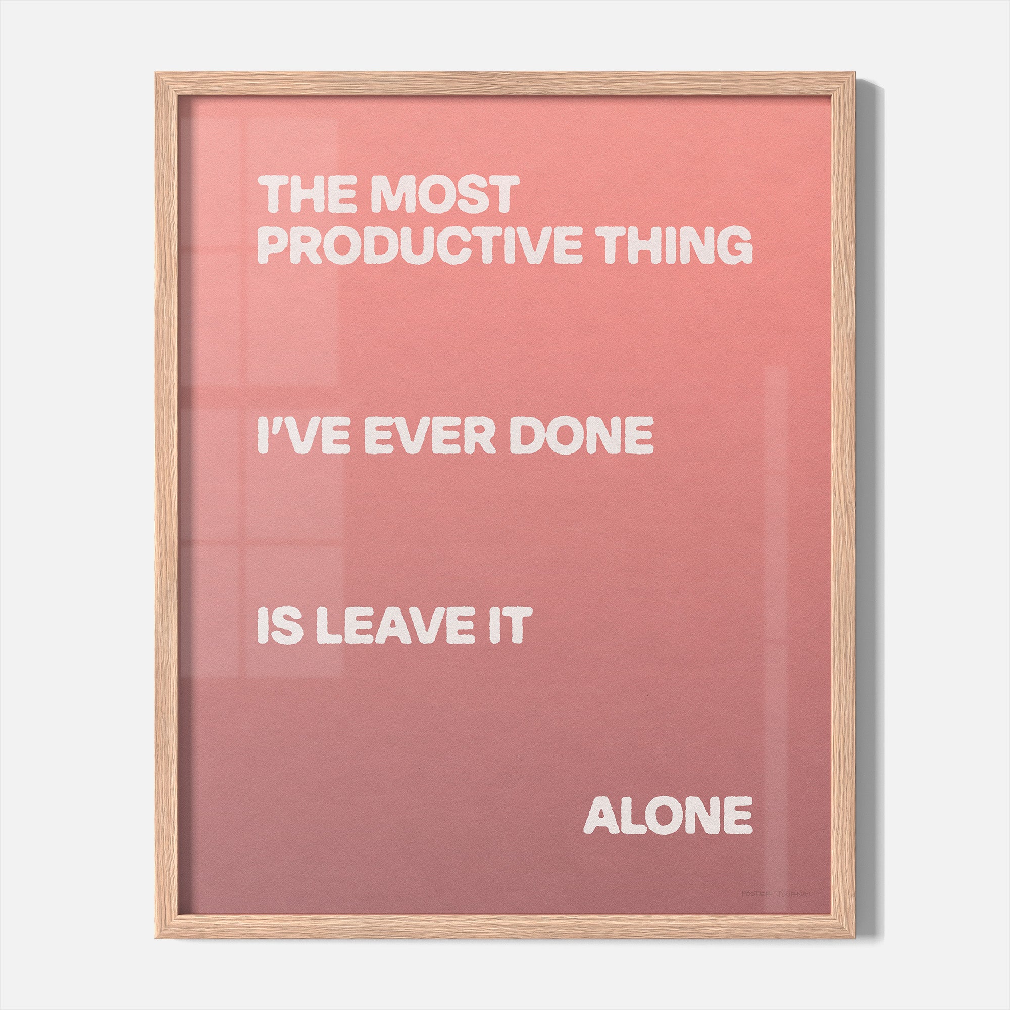 ALONE PRINT