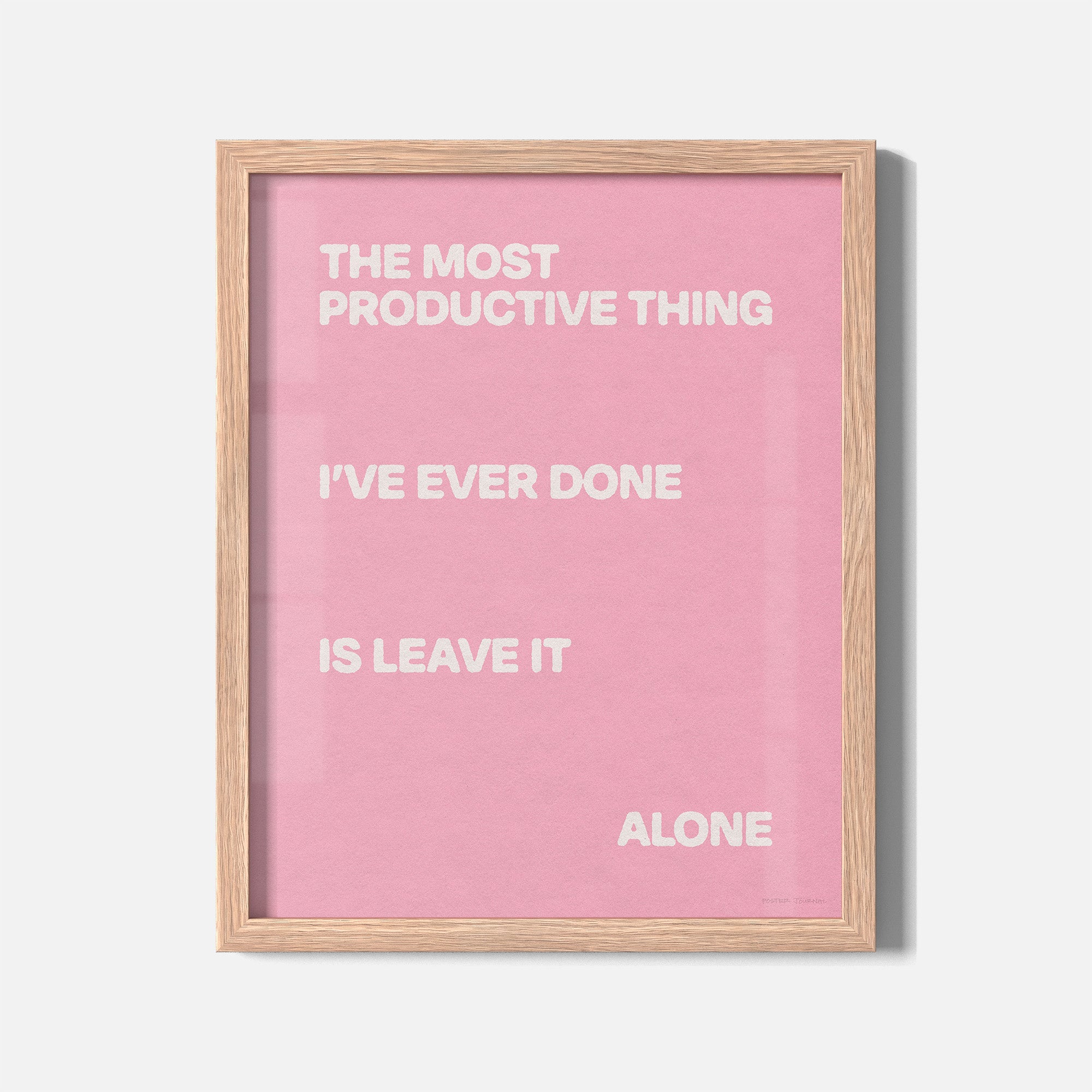 ALONE PRINT