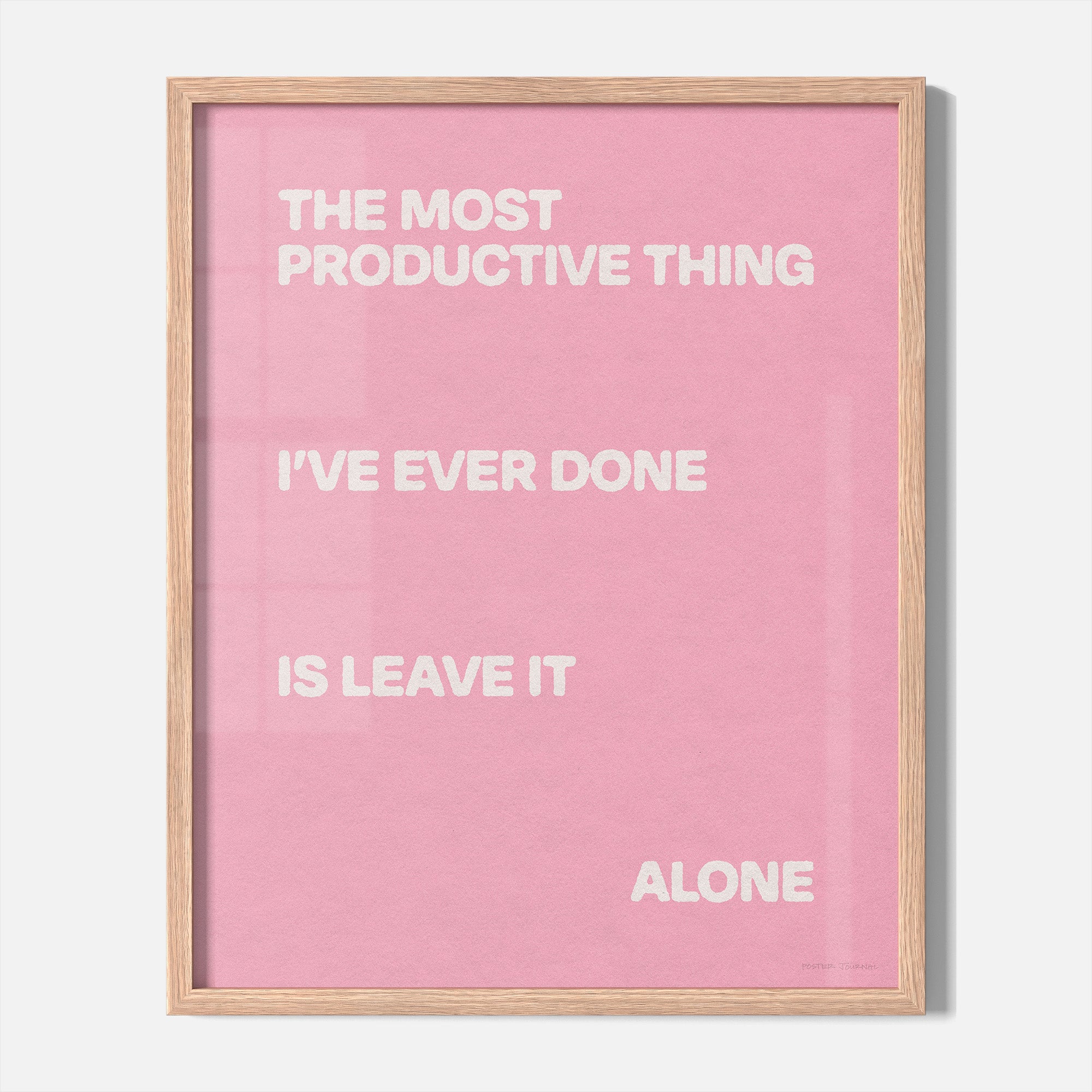 ALONE PRINT