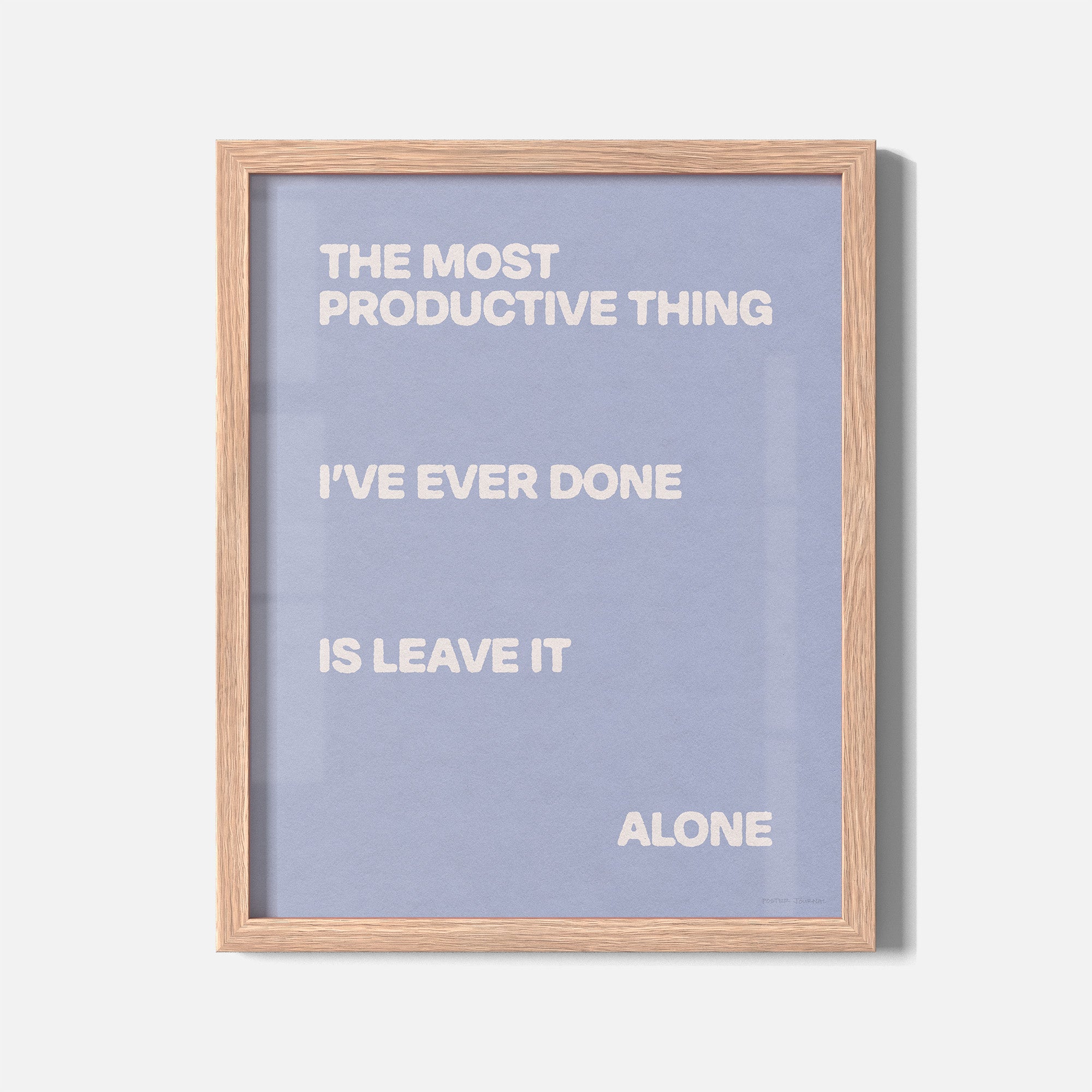 ALONE PRINT