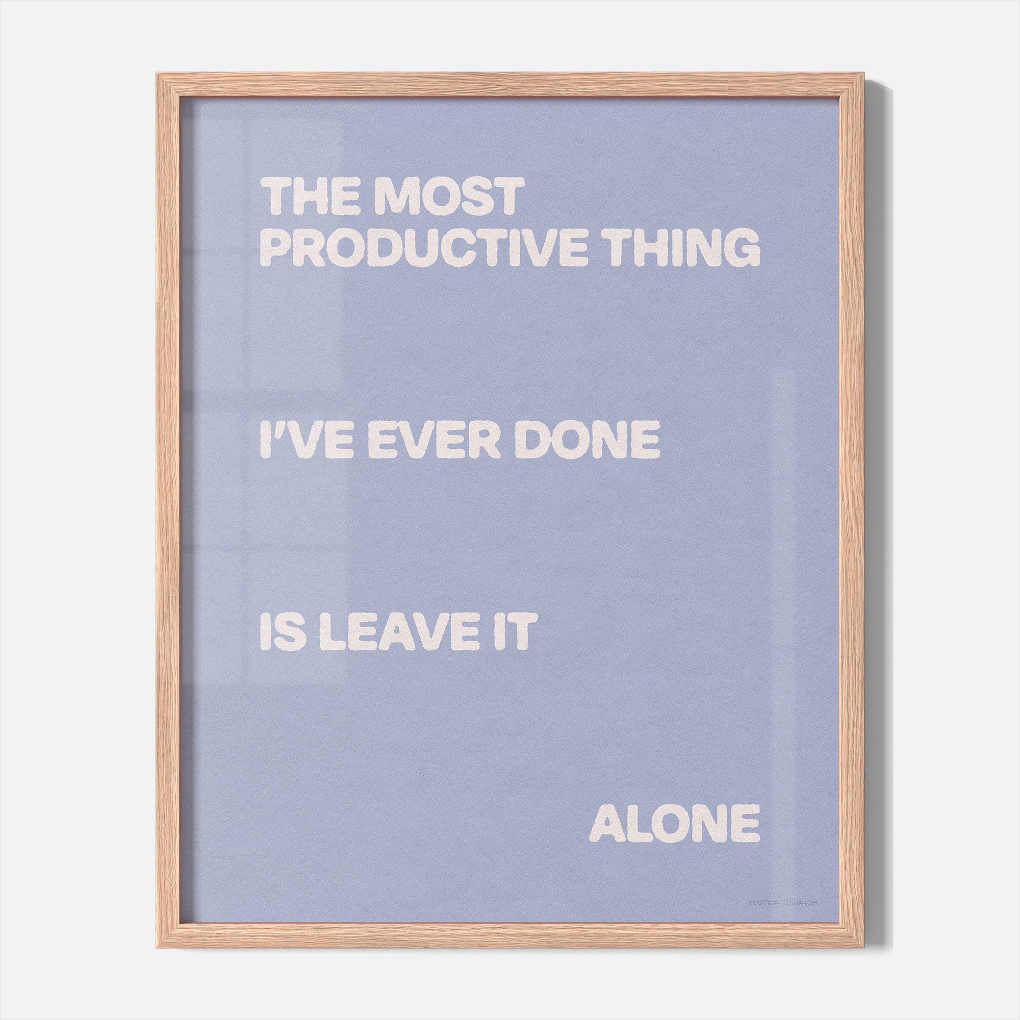 ALONE PRINT