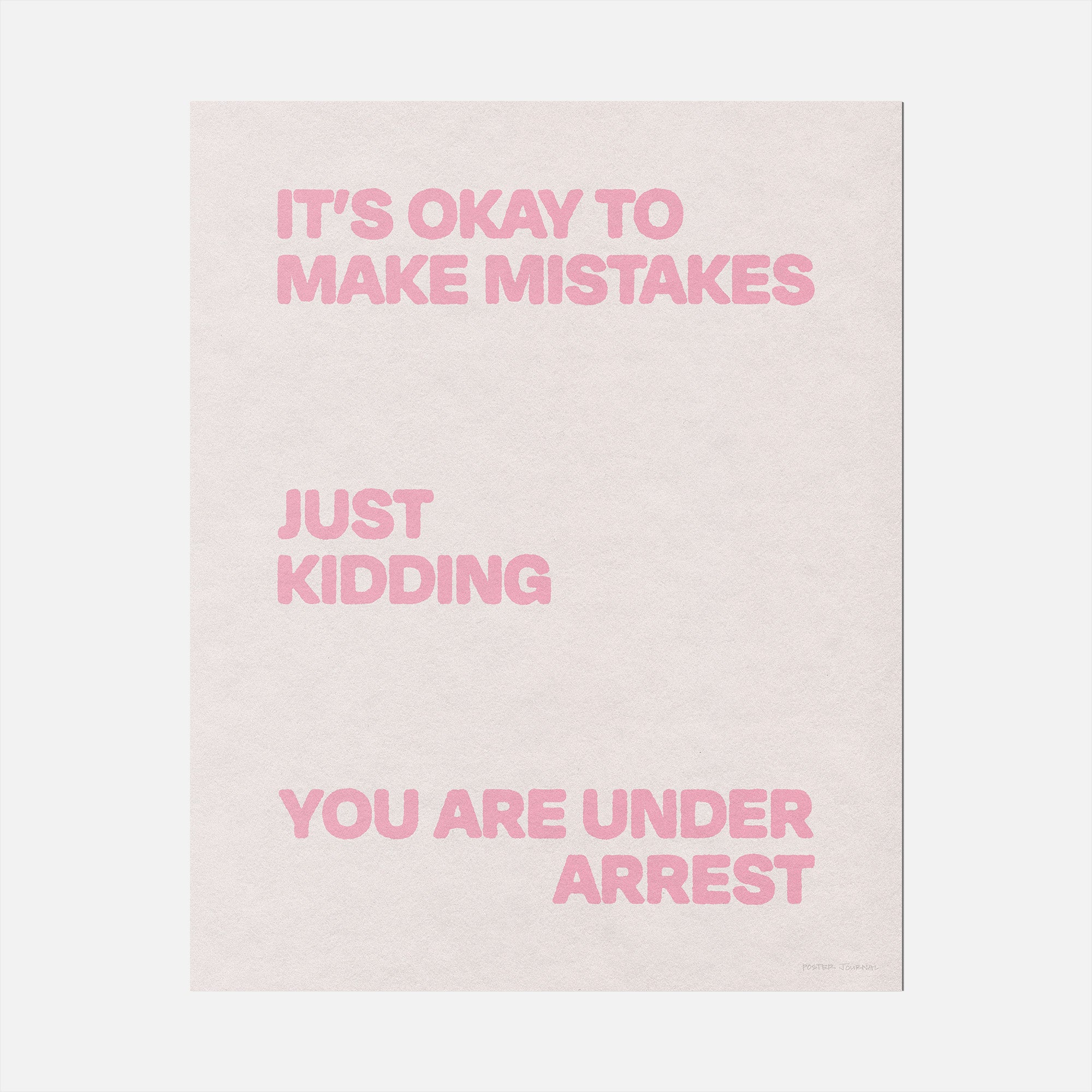 ARREST PRINT