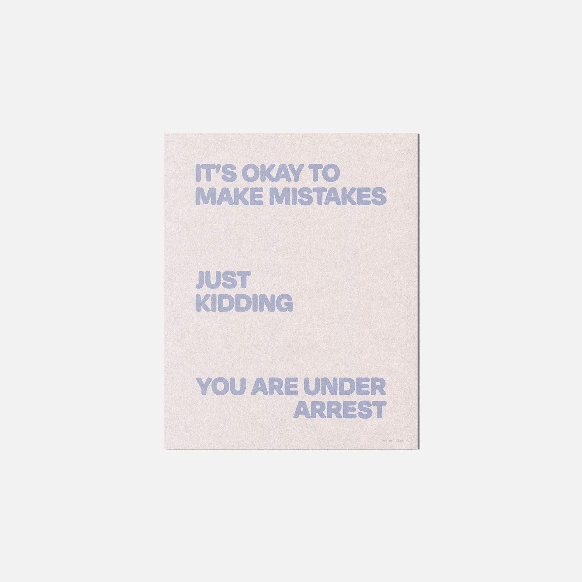 ARREST PRINT