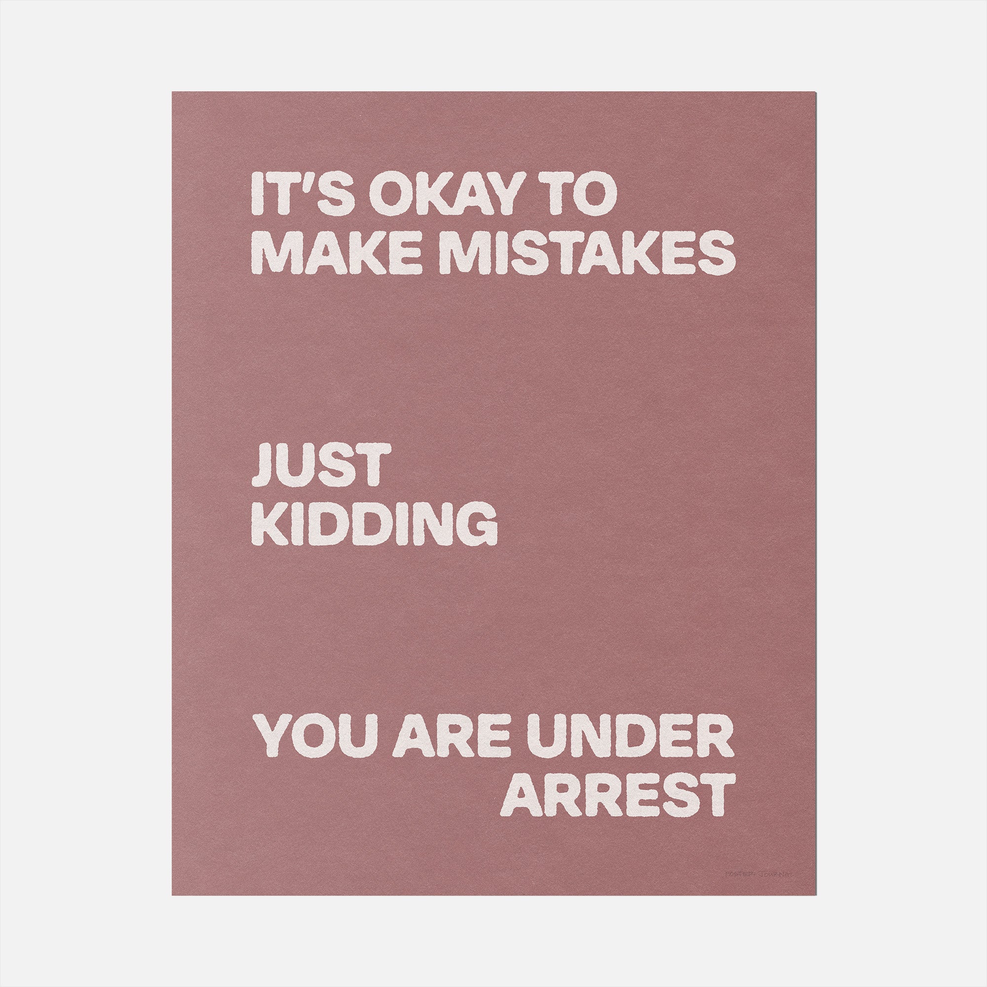 ARREST PRINT