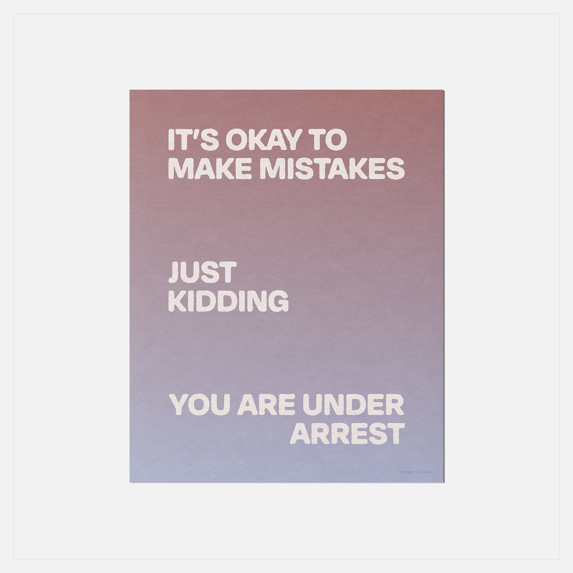 ARREST PRINT