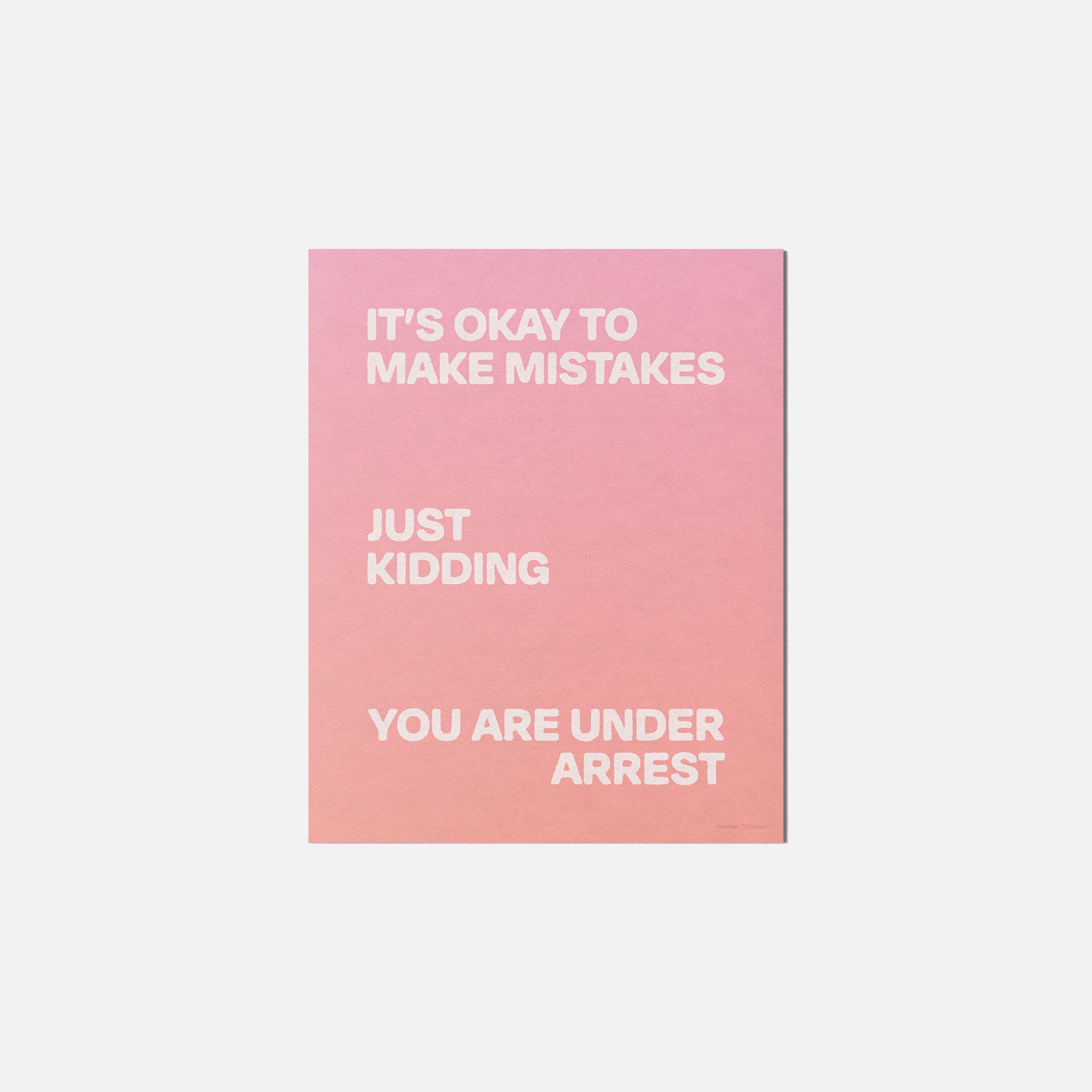 ARREST PRINT