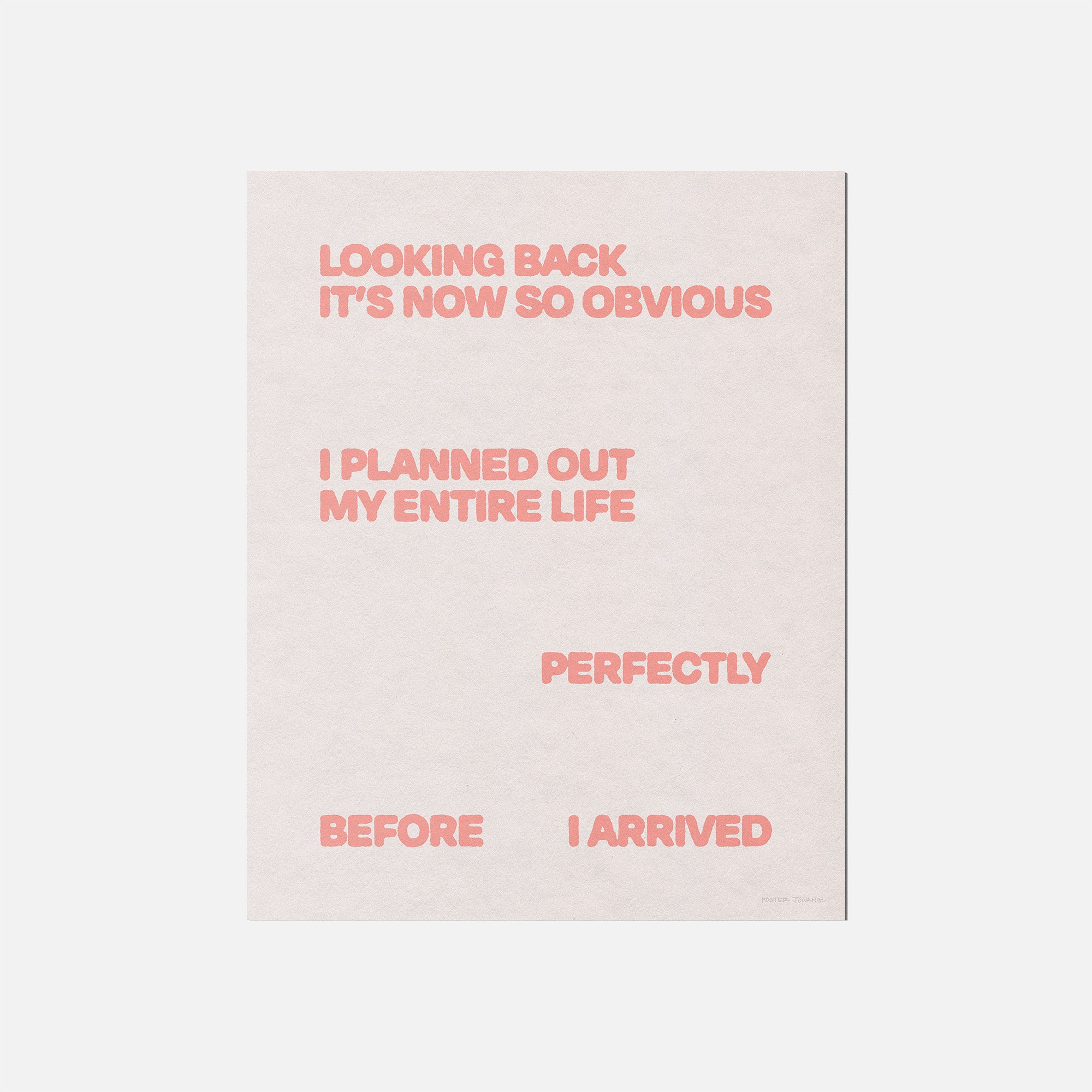 ARRIVED PRINT
