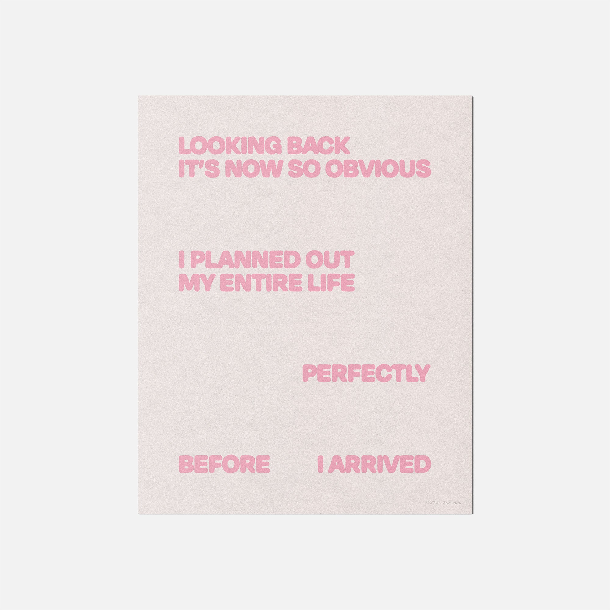 ARRIVED PRINT