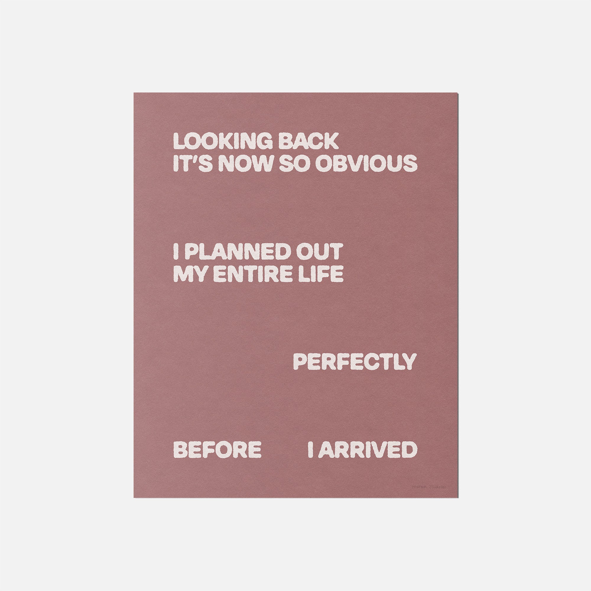 ARRIVED PRINT