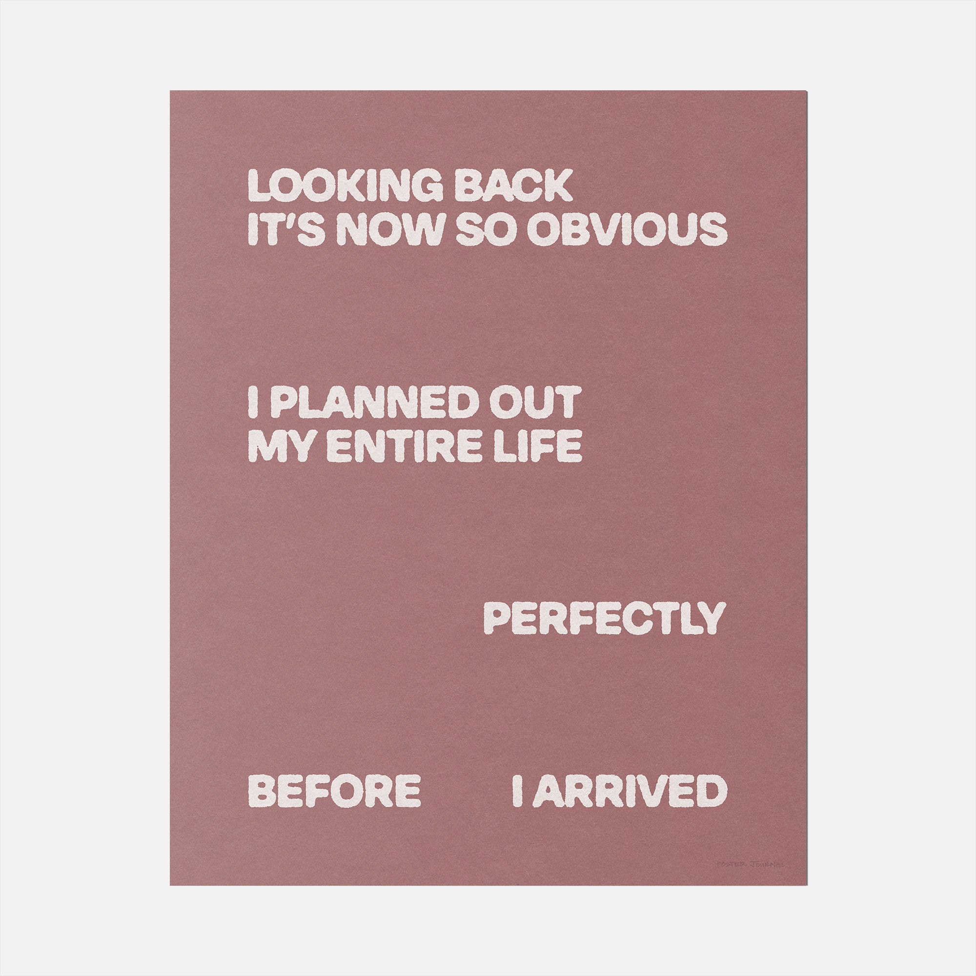 ARRIVED PRINT