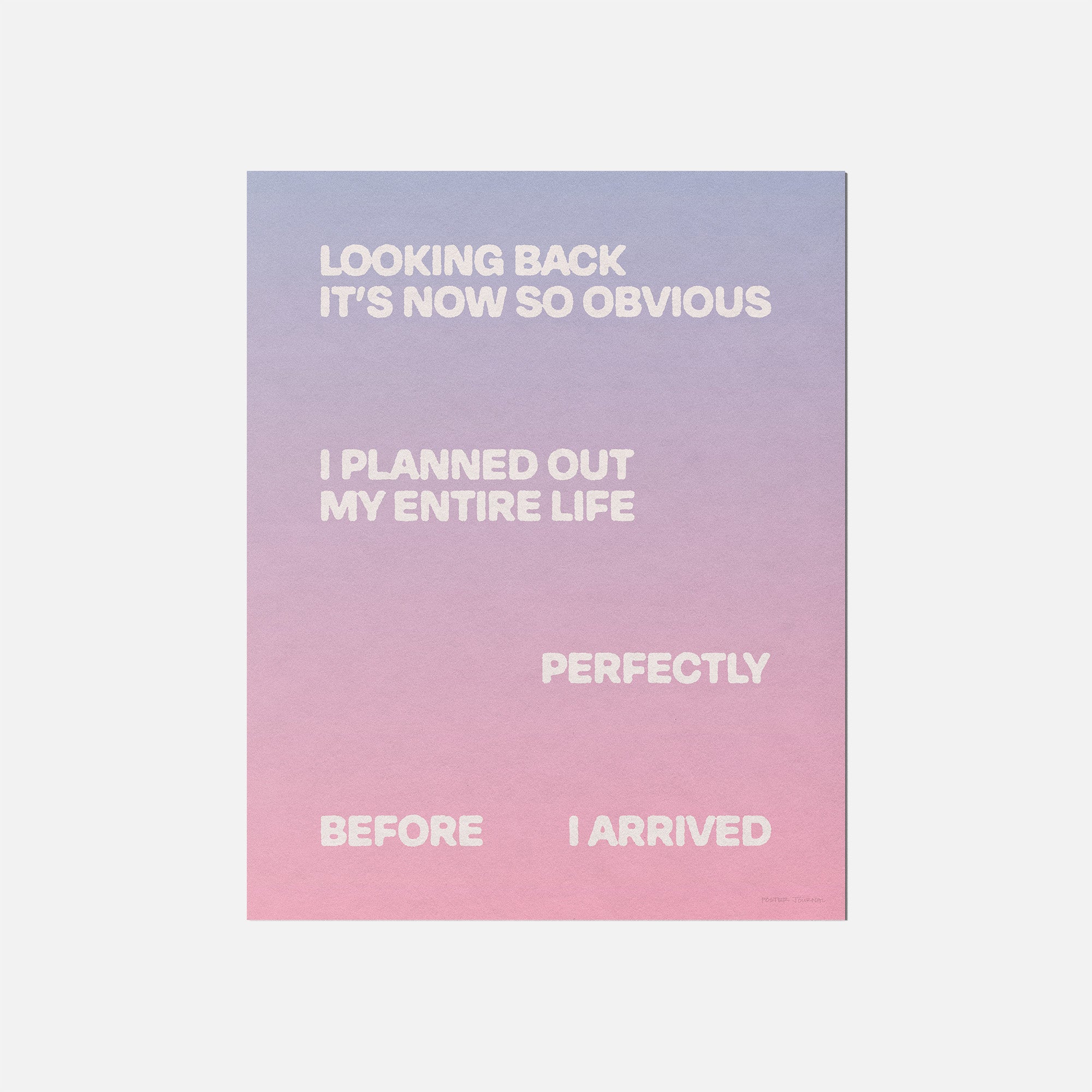 ARRIVED PRINT