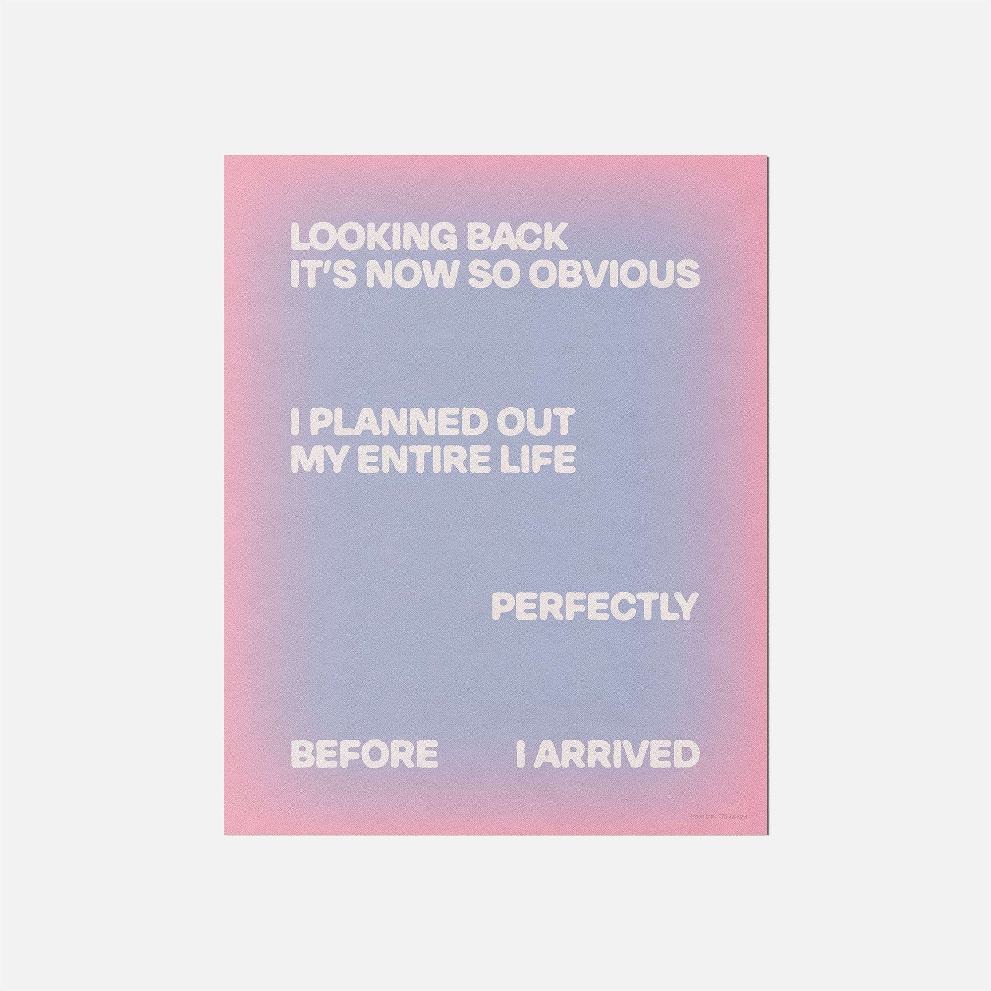 ARRIVED PRINT