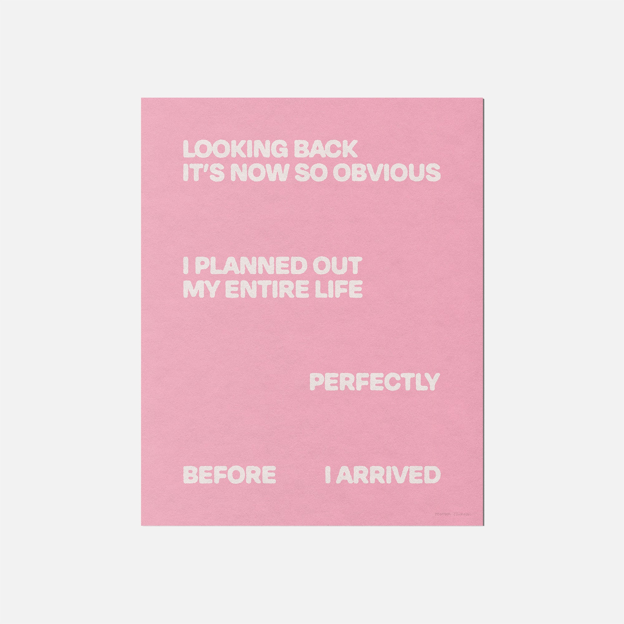 ARRIVED PRINT