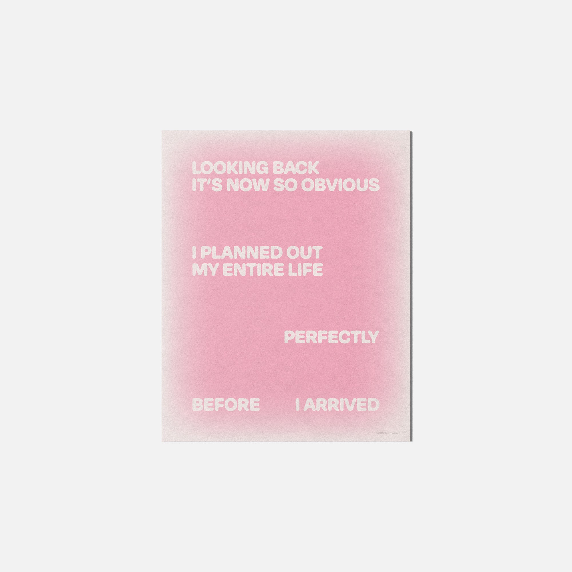 ARRIVED PRINT