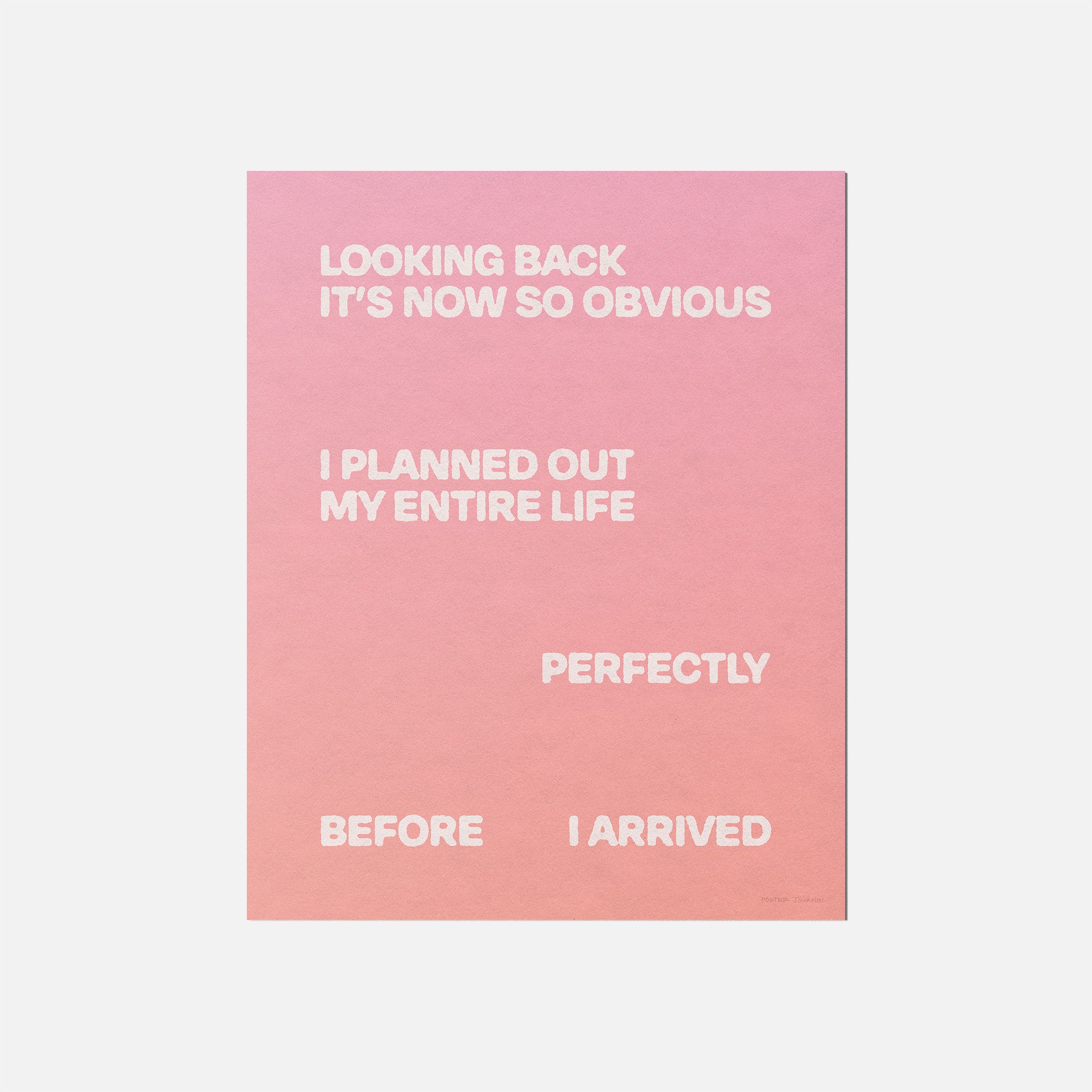 ARRIVED PRINT