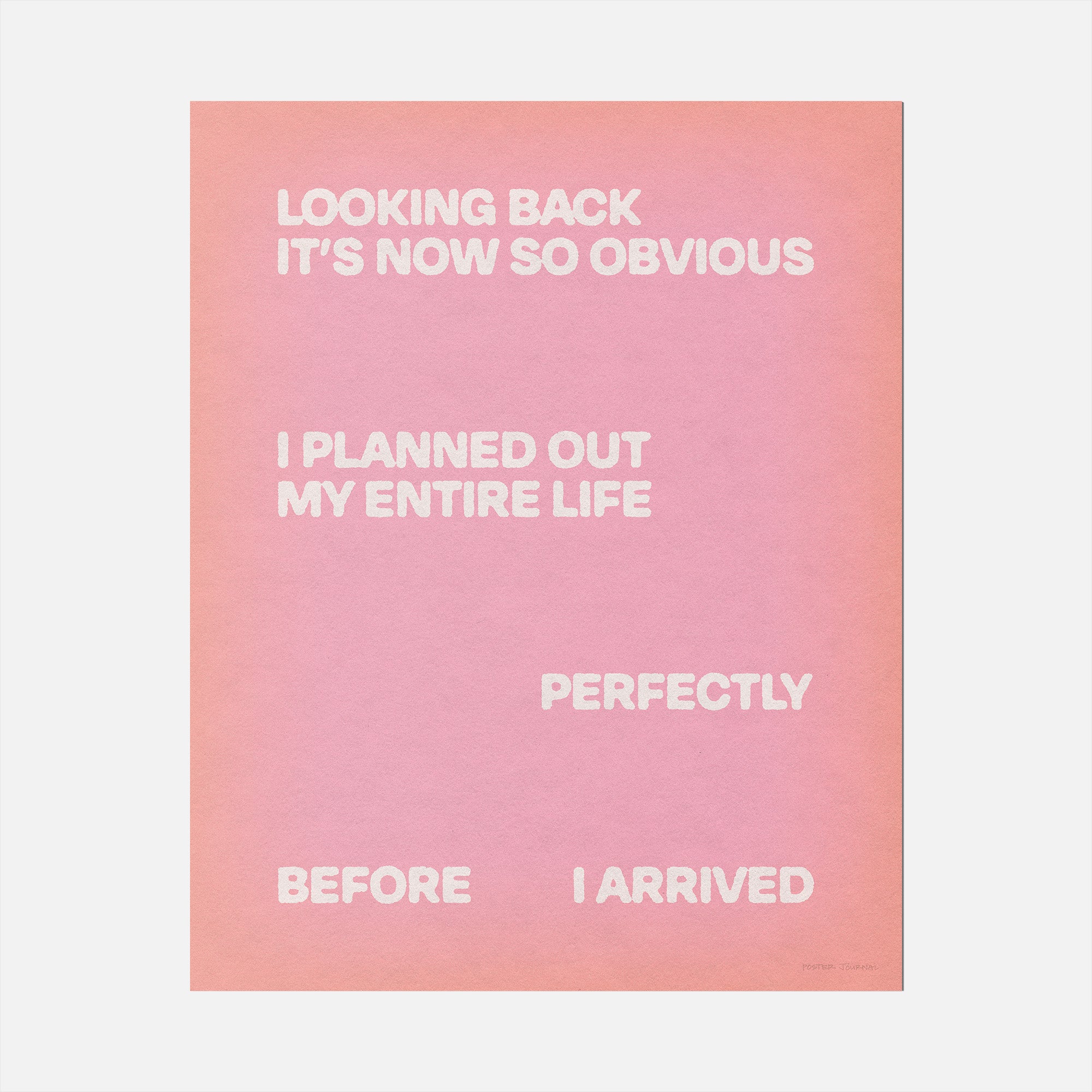 ARRIVED PRINT