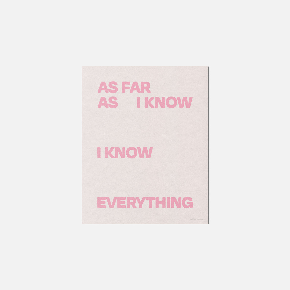 AS PRINT