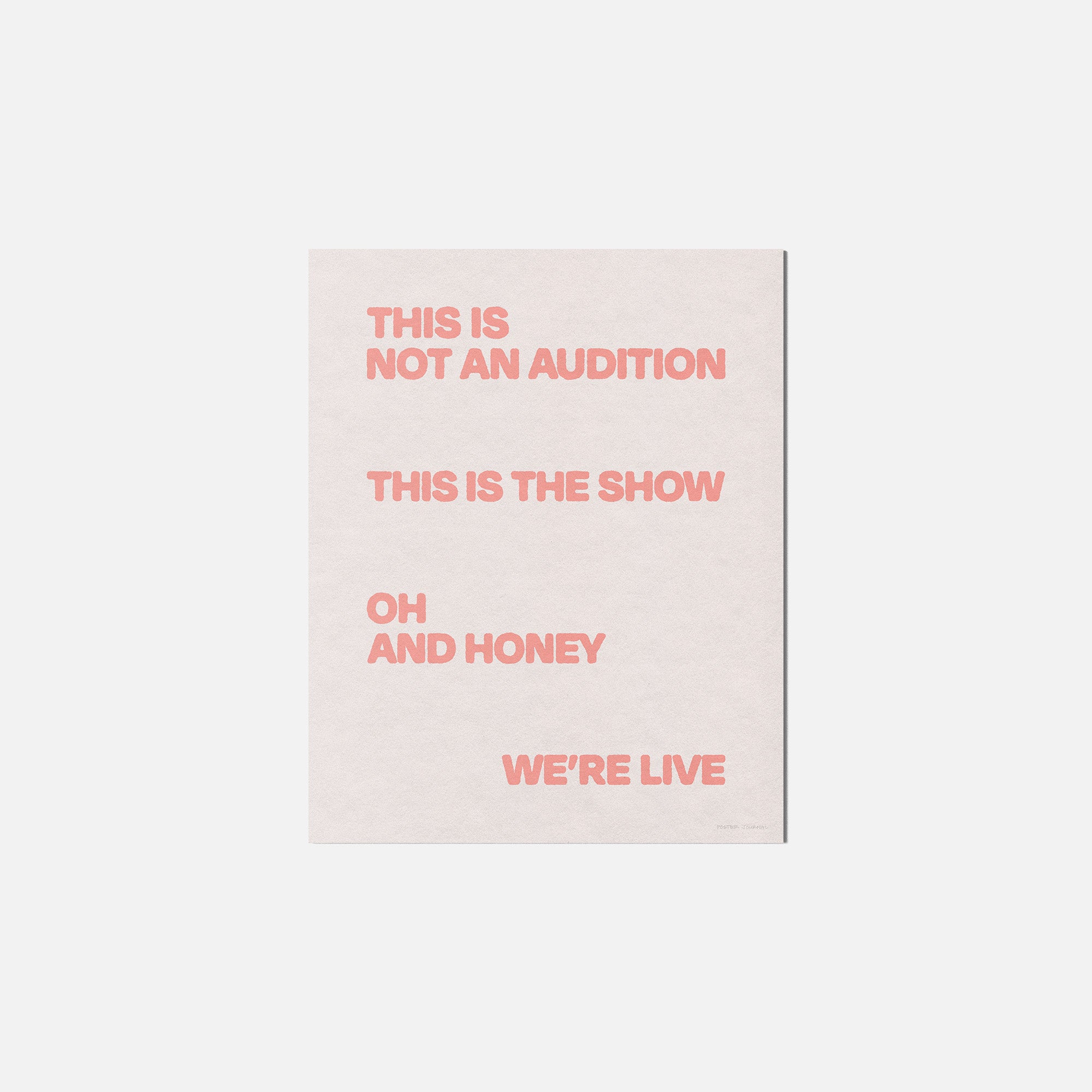 AUDITION PRINT