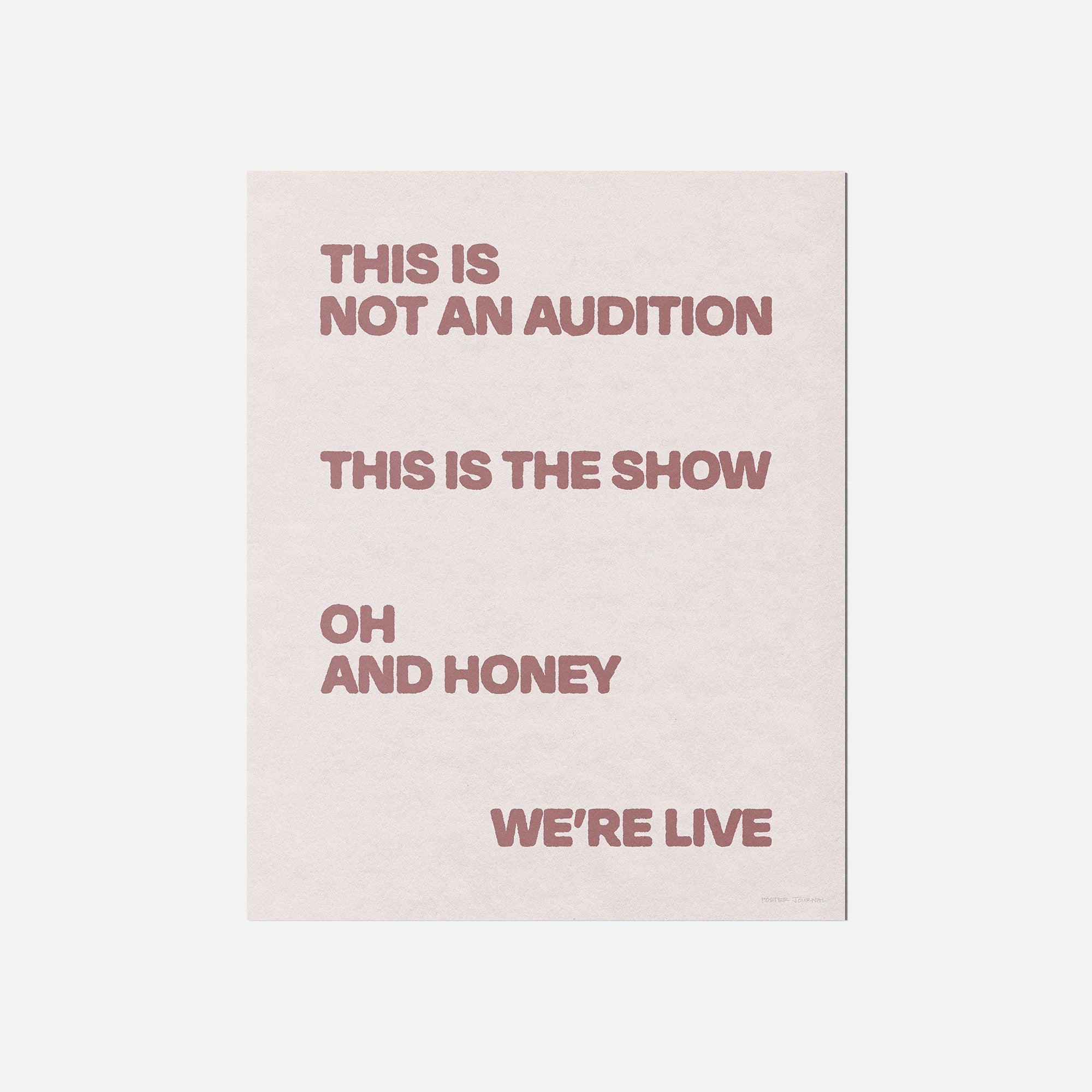 AUDITION PRINT