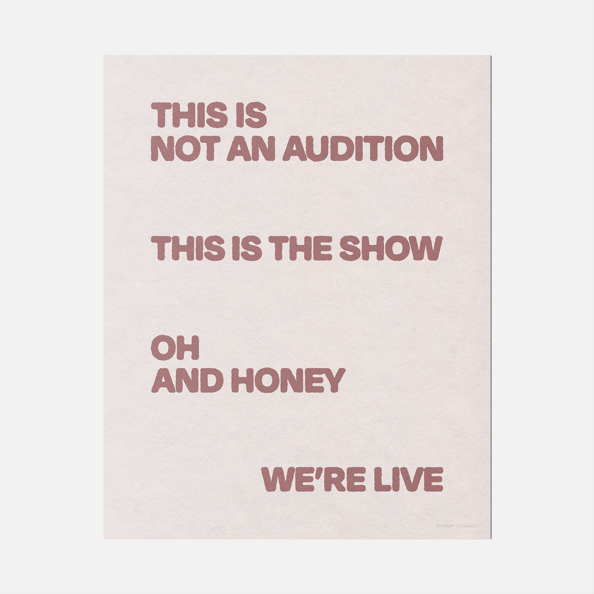 AUDITION PRINT