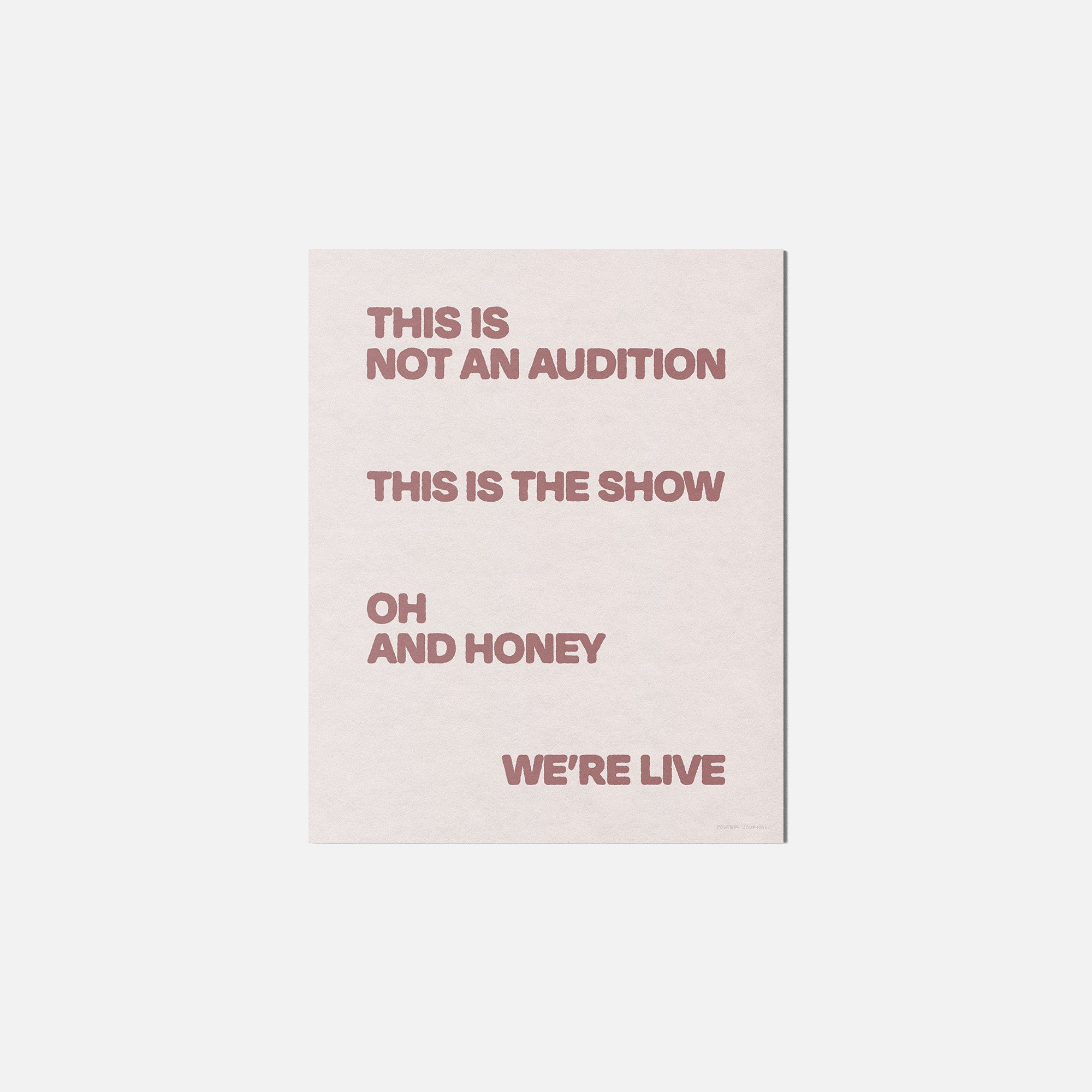 AUDITION PRINT