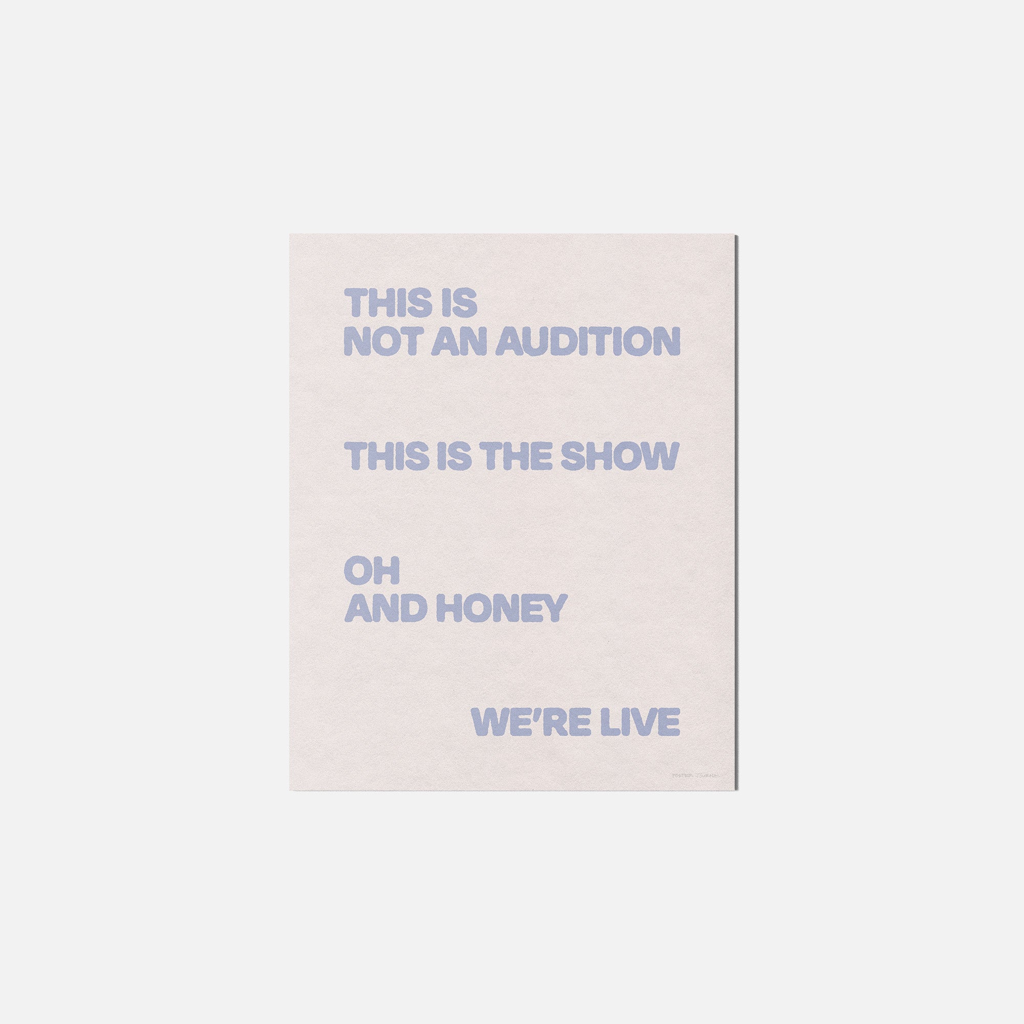 AUDITION PRINT