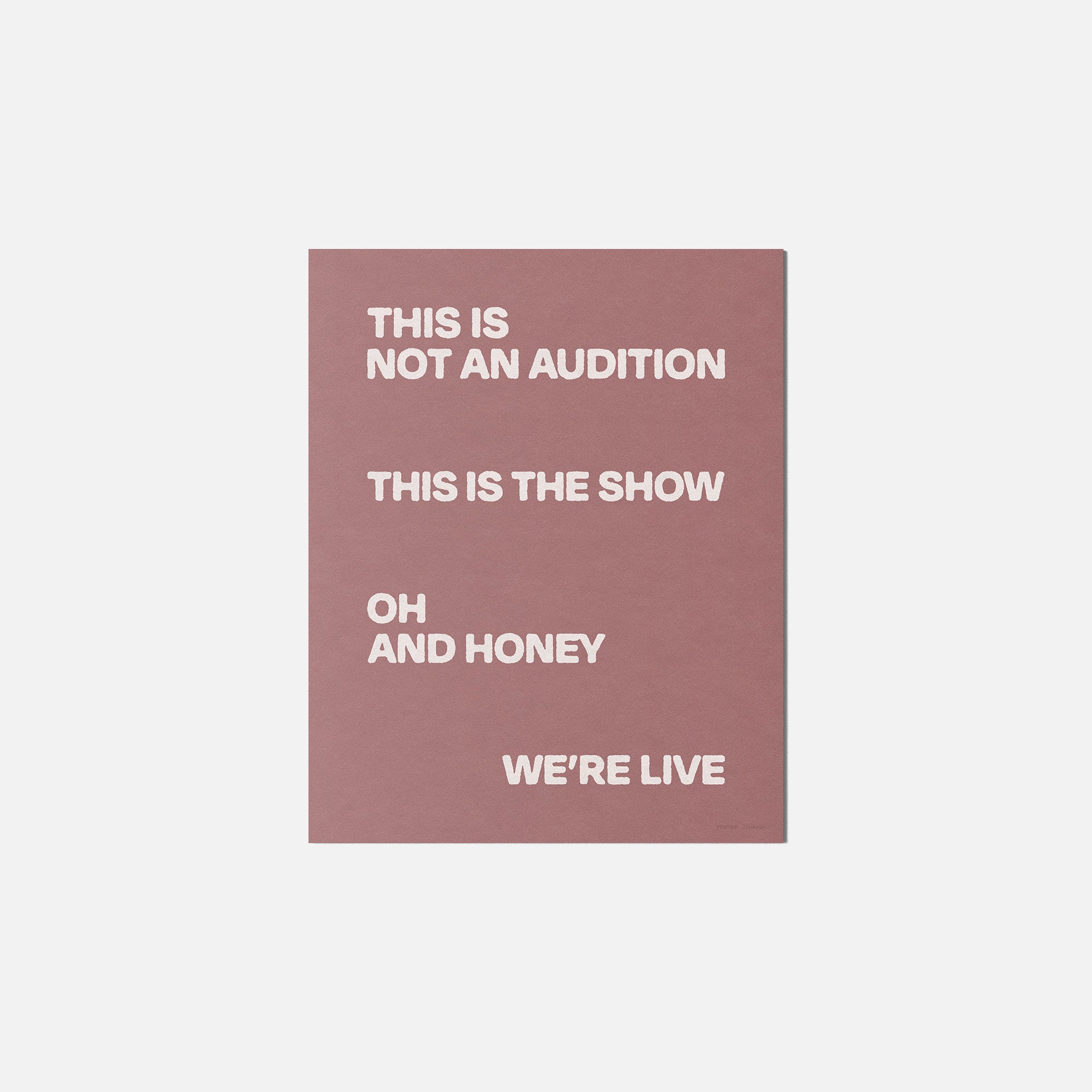 AUDITION PRINT