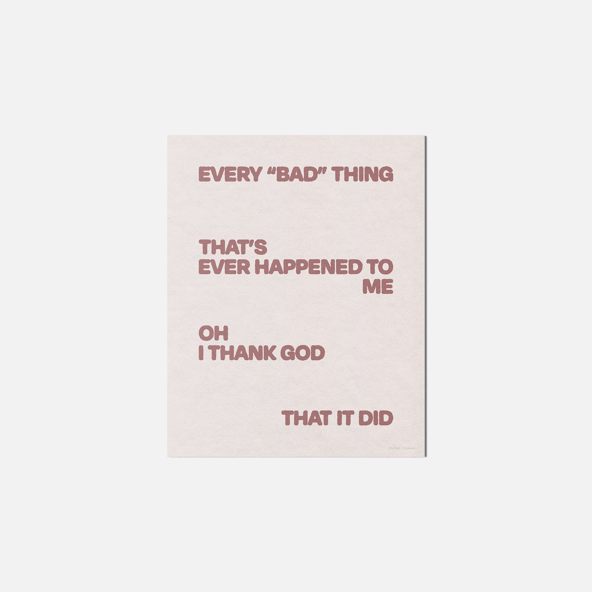 BAD PRINT