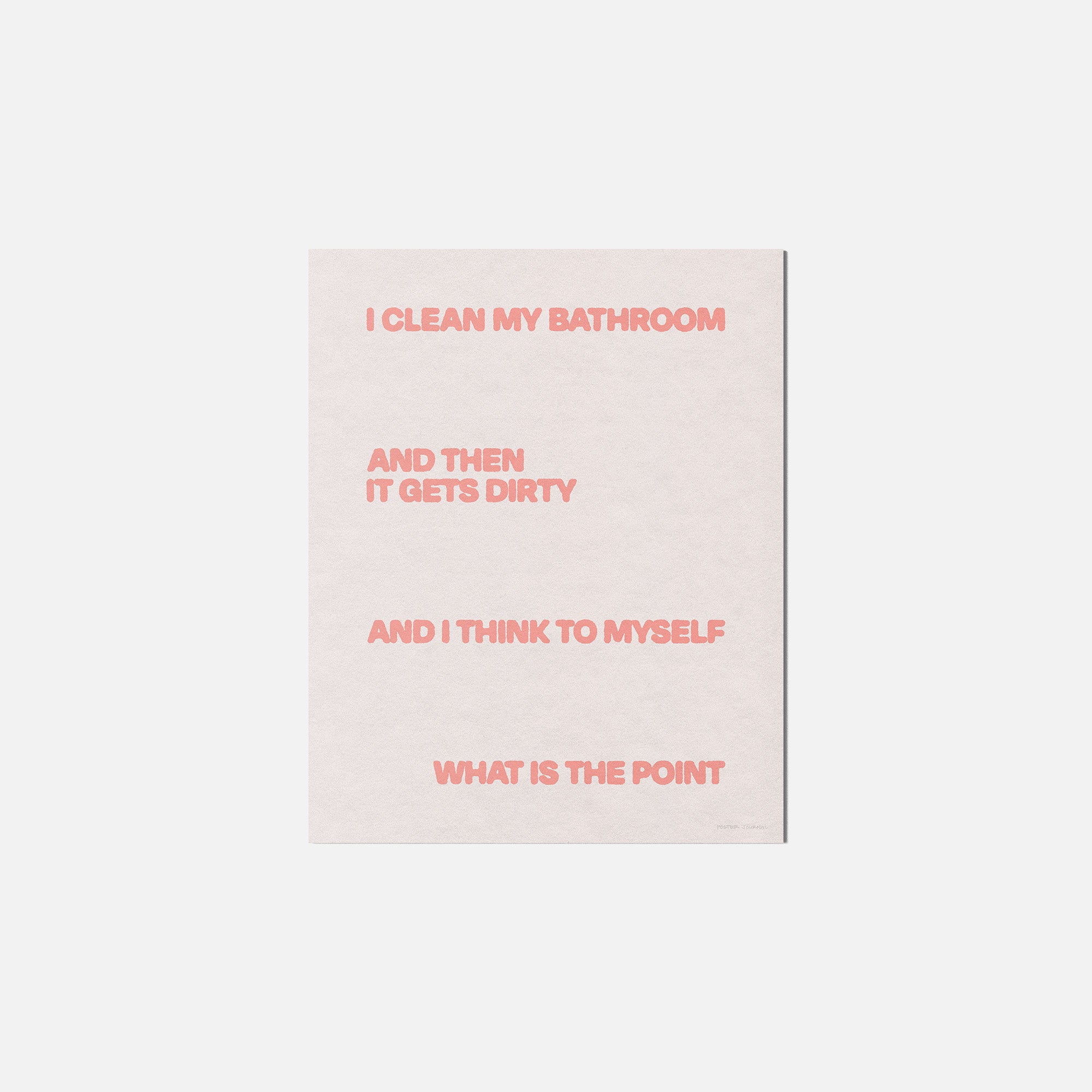 BATHROOM PRINT
