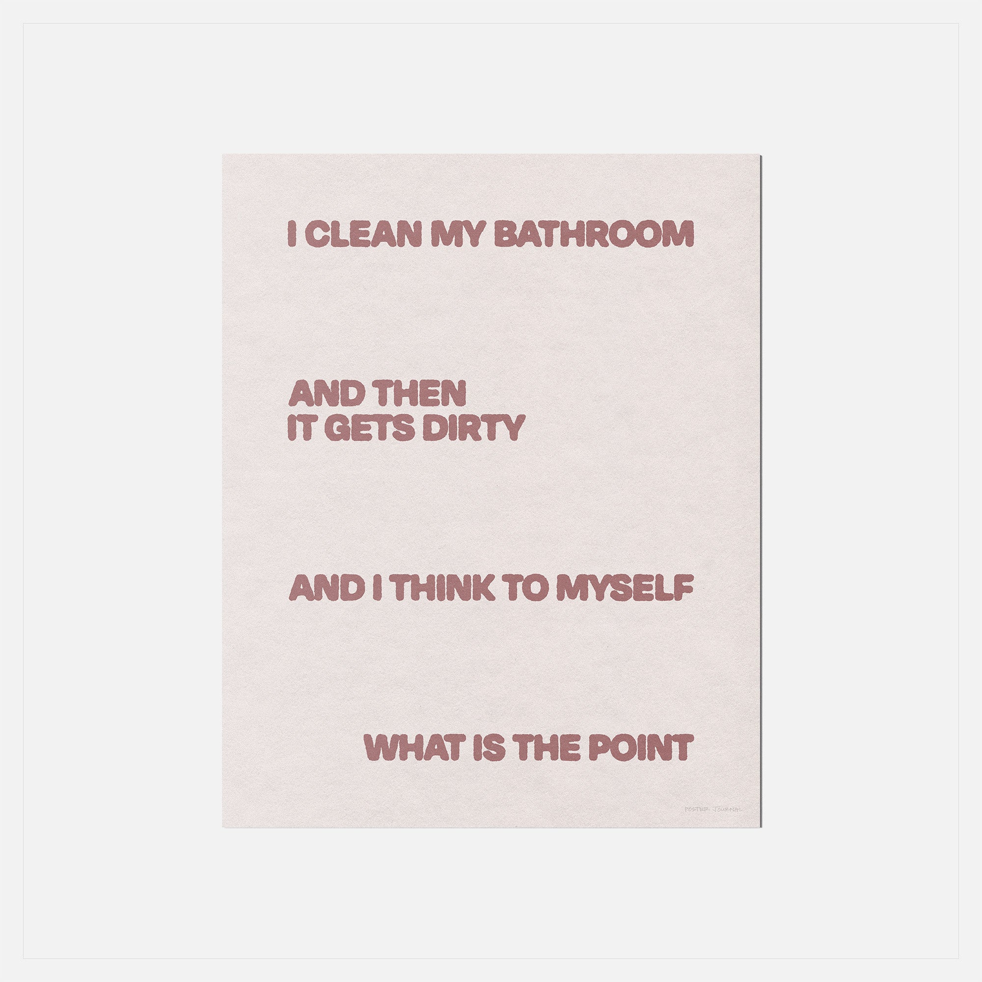 BATHROOM PRINT