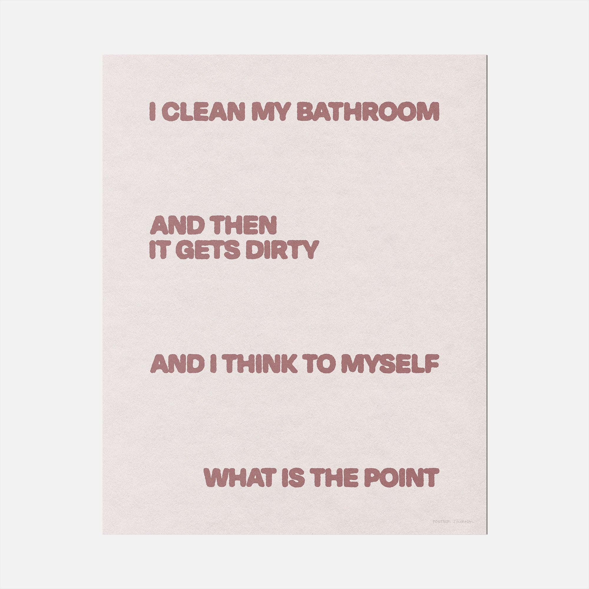 BATHROOM PRINT