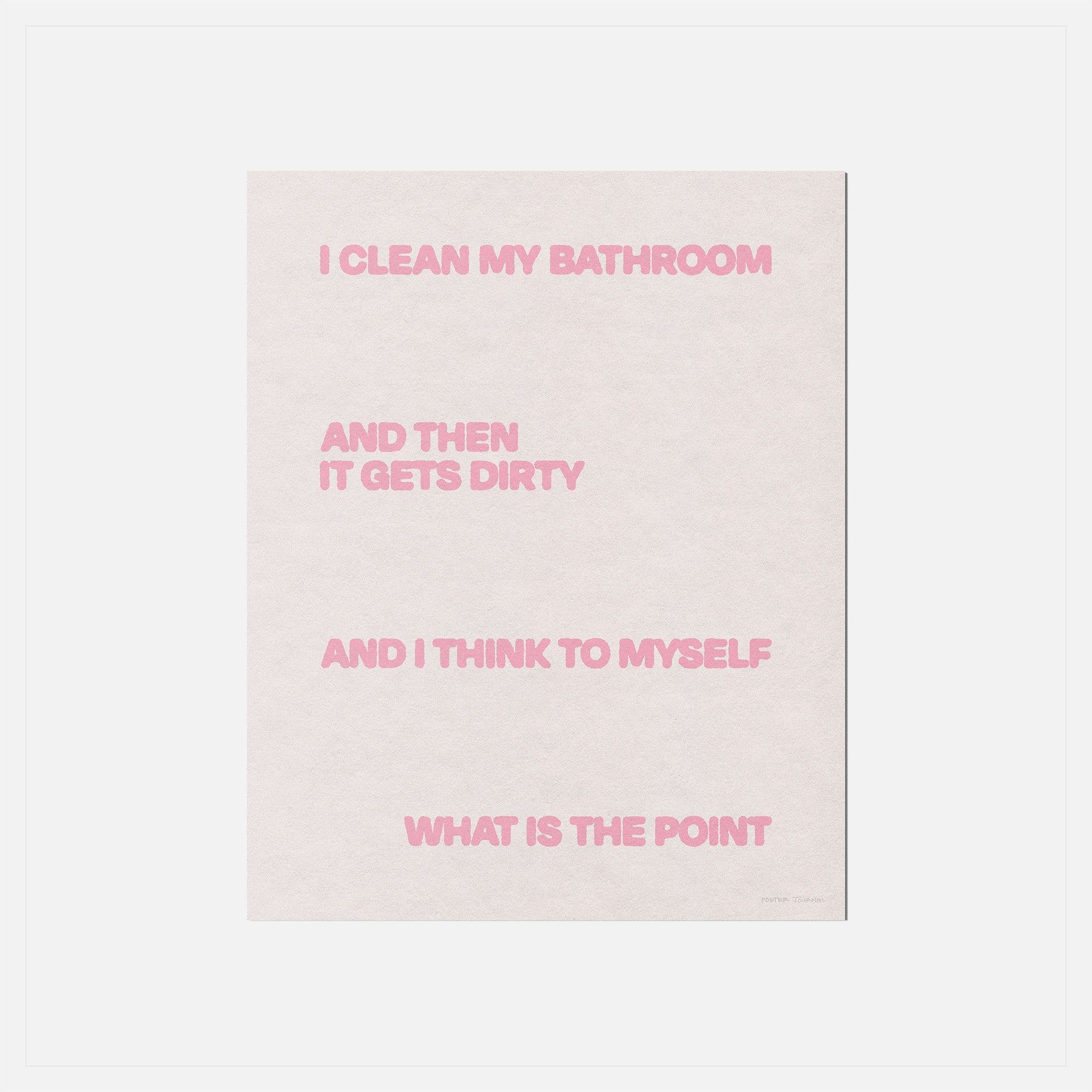 BATHROOM PRINT