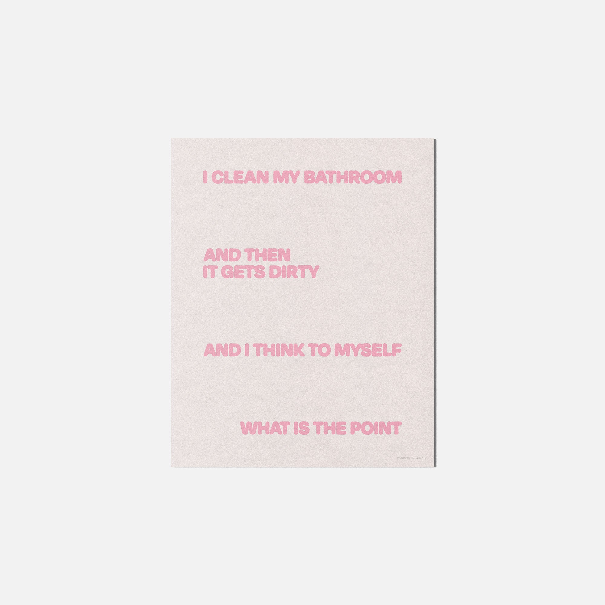 BATHROOM PRINT