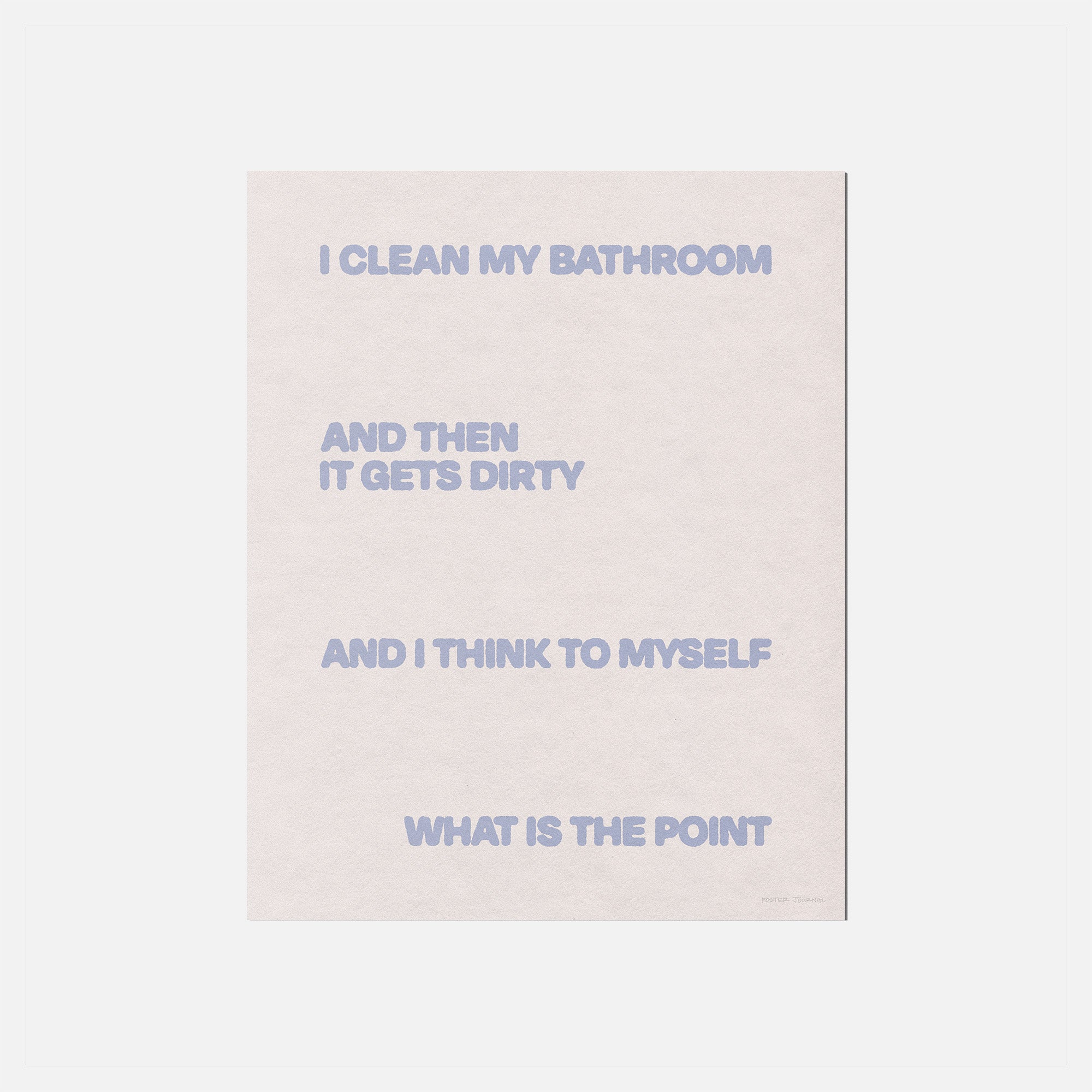 BATHROOM PRINT