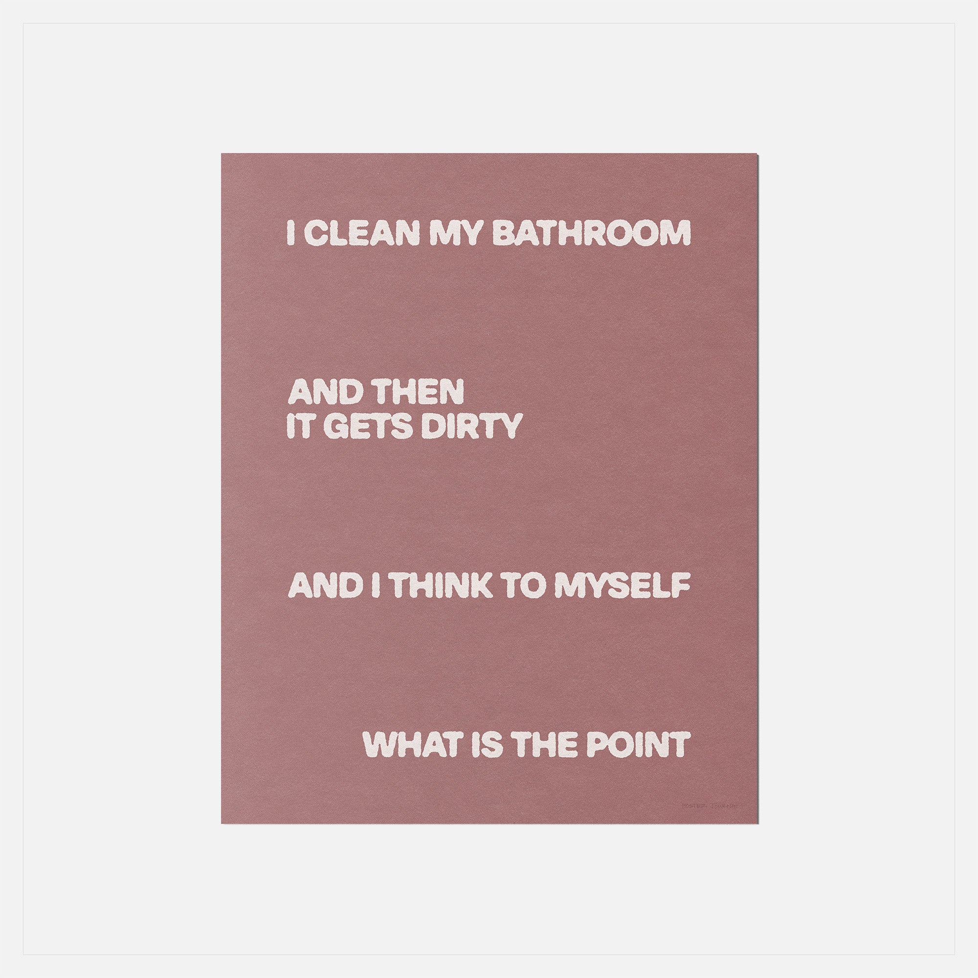 BATHROOM PRINT