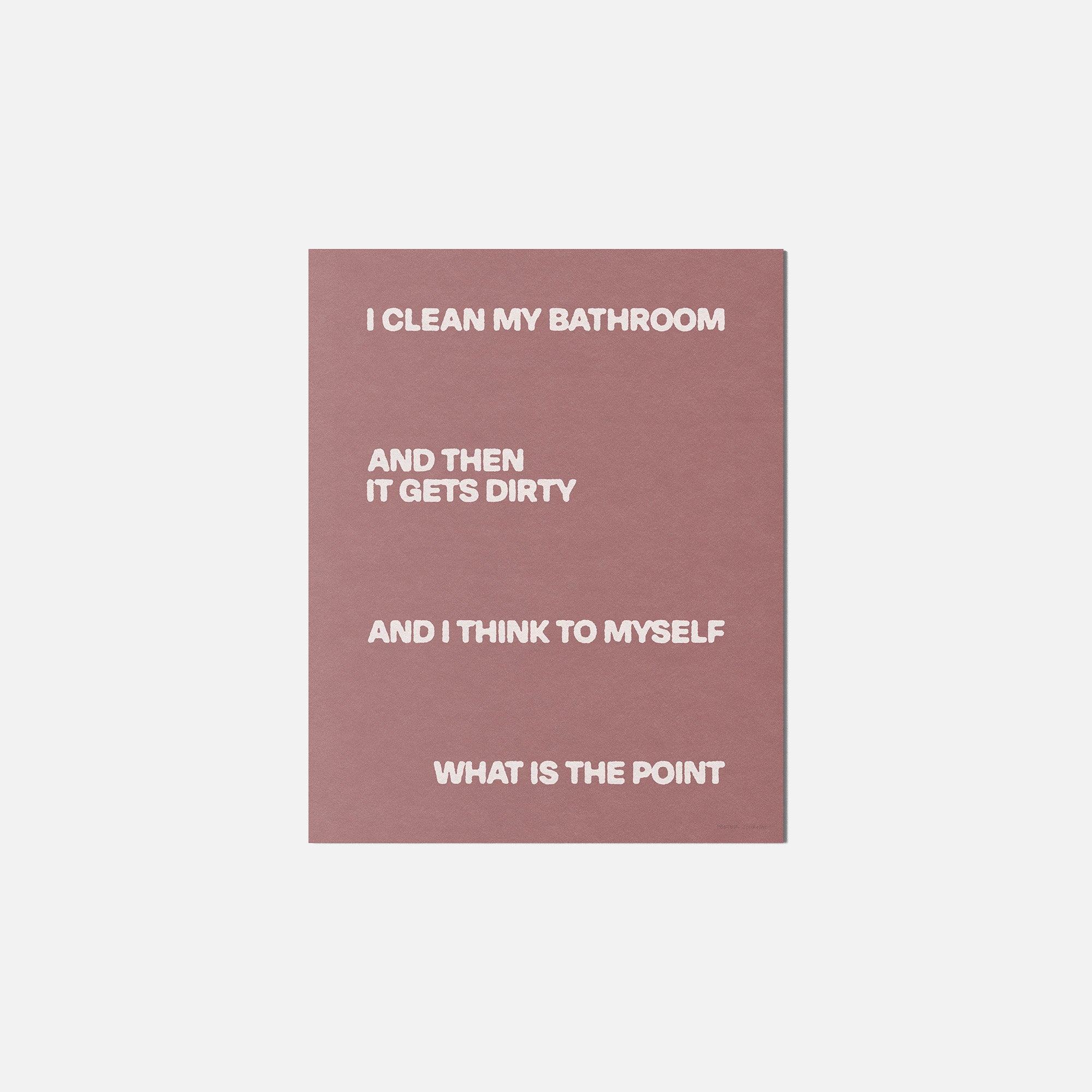 BATHROOM PRINT