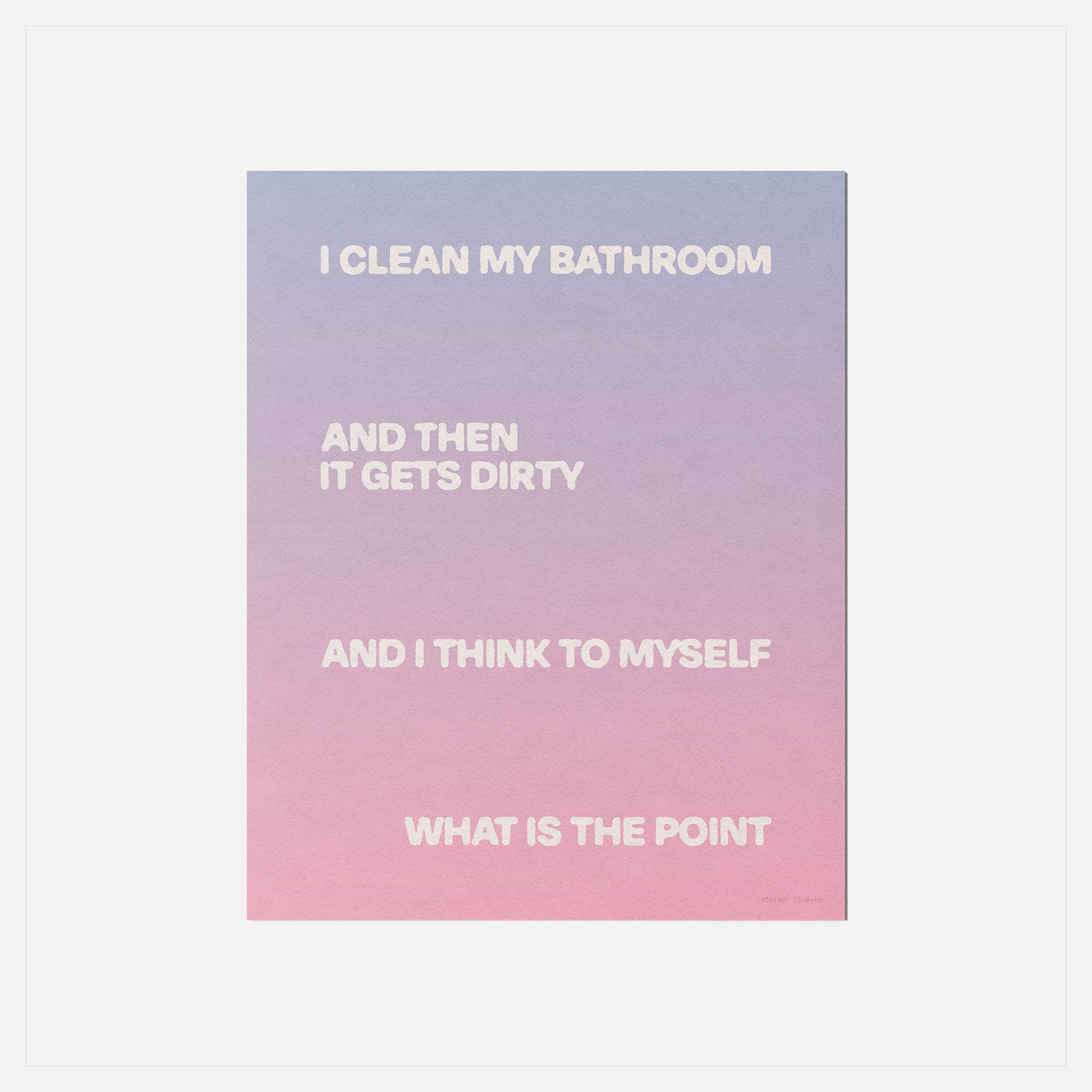 BATHROOM PRINT