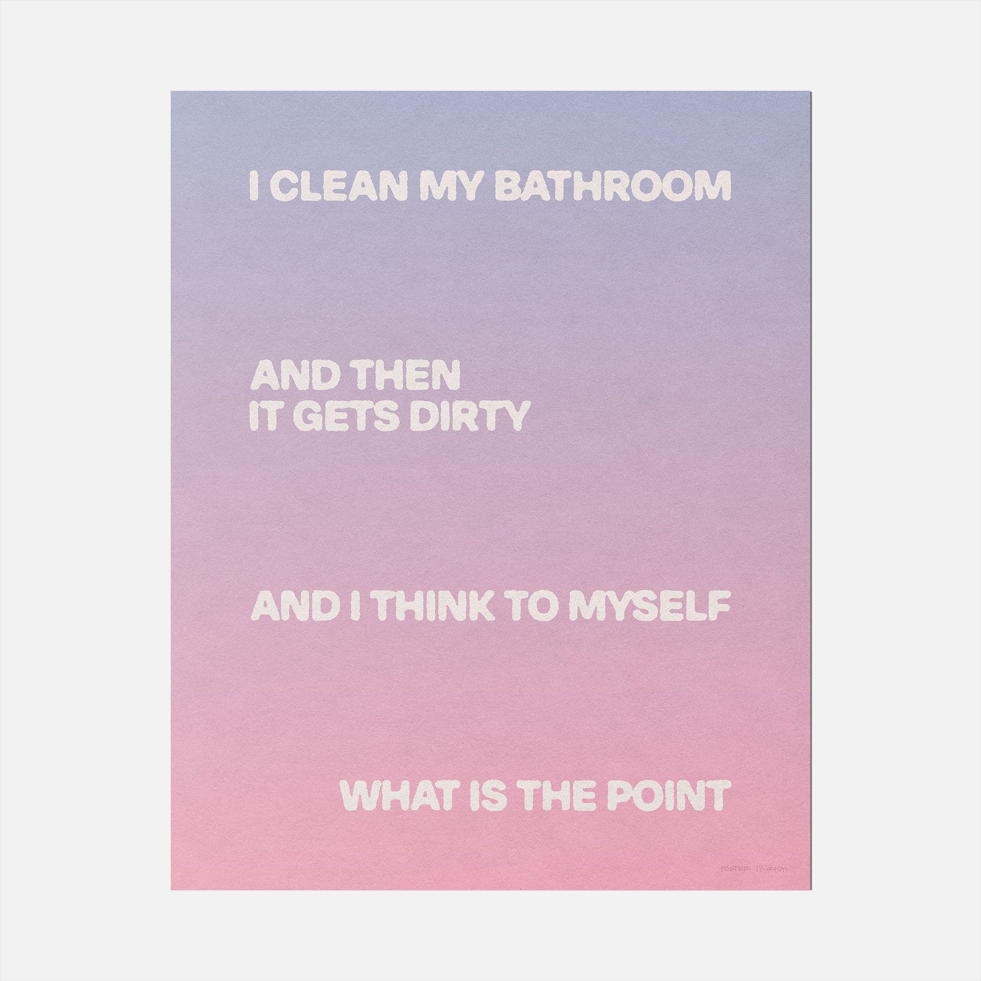BATHROOM PRINT