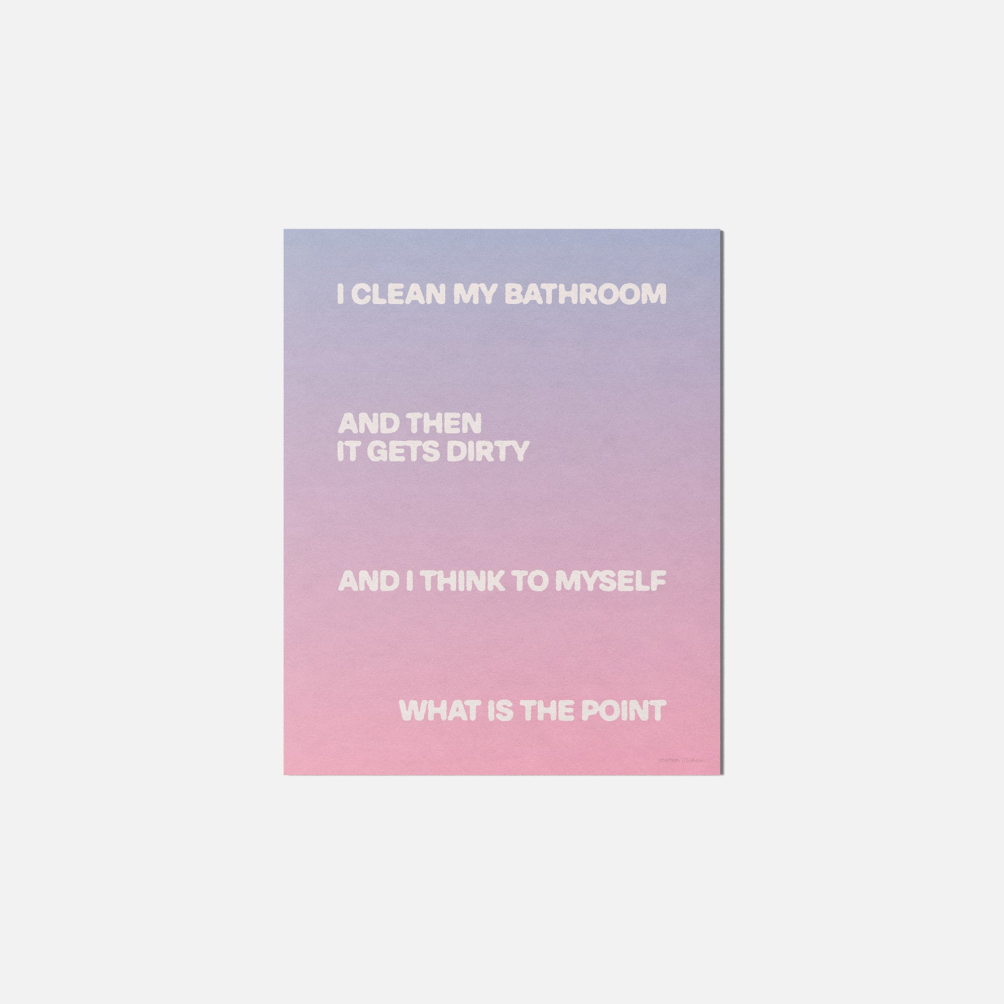 BATHROOM PRINT